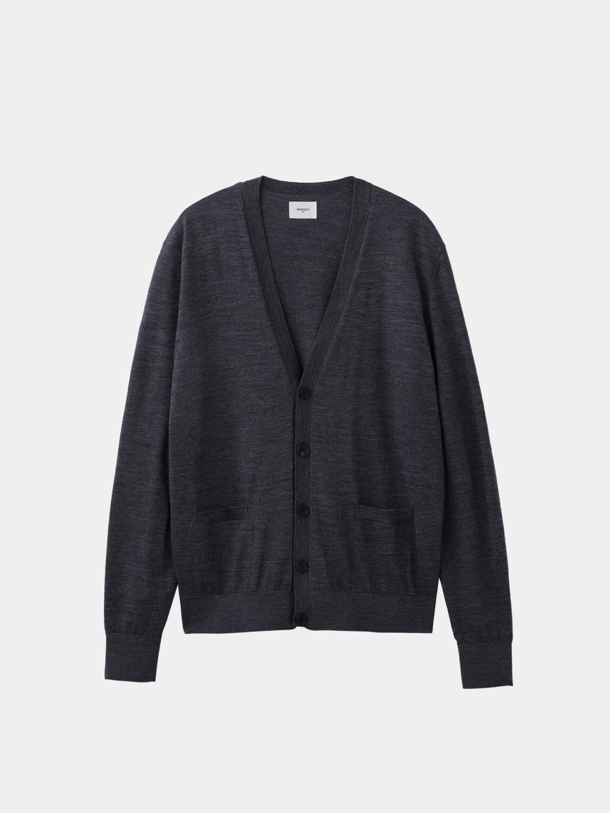 WRAPINKNOT【WK326・LCD03 WOOL HIGH-GAUGE KNIT L/S V-NECK CARDIGAN】