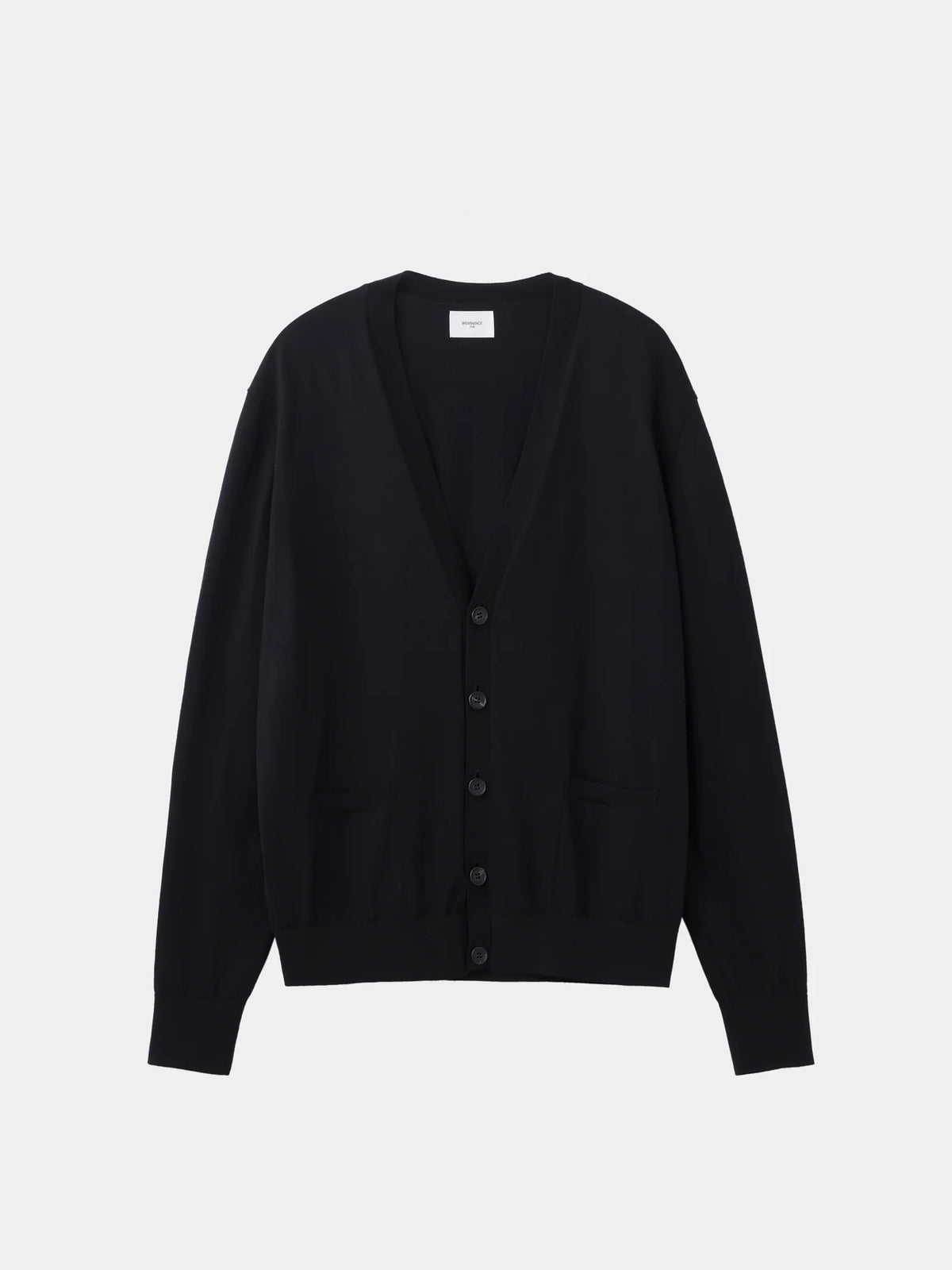 WRAPINKNOT【WK326・LCD03 WOOL HIGH-GAUGE KNIT L/S V-NECK CARDIGAN】