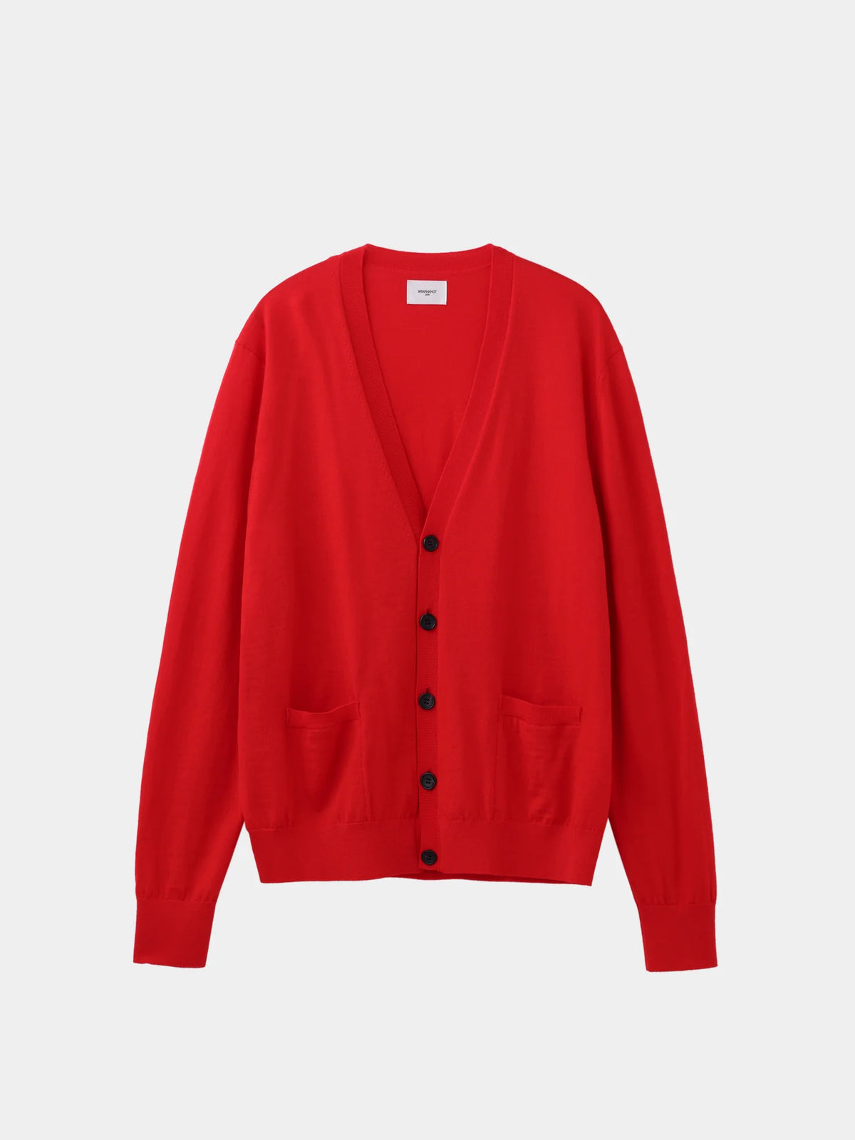 WRAPINKNOT【WK326・LCD03 WOOL HIGH-GAUGE KNIT L/S V-NECK CARDIGAN】