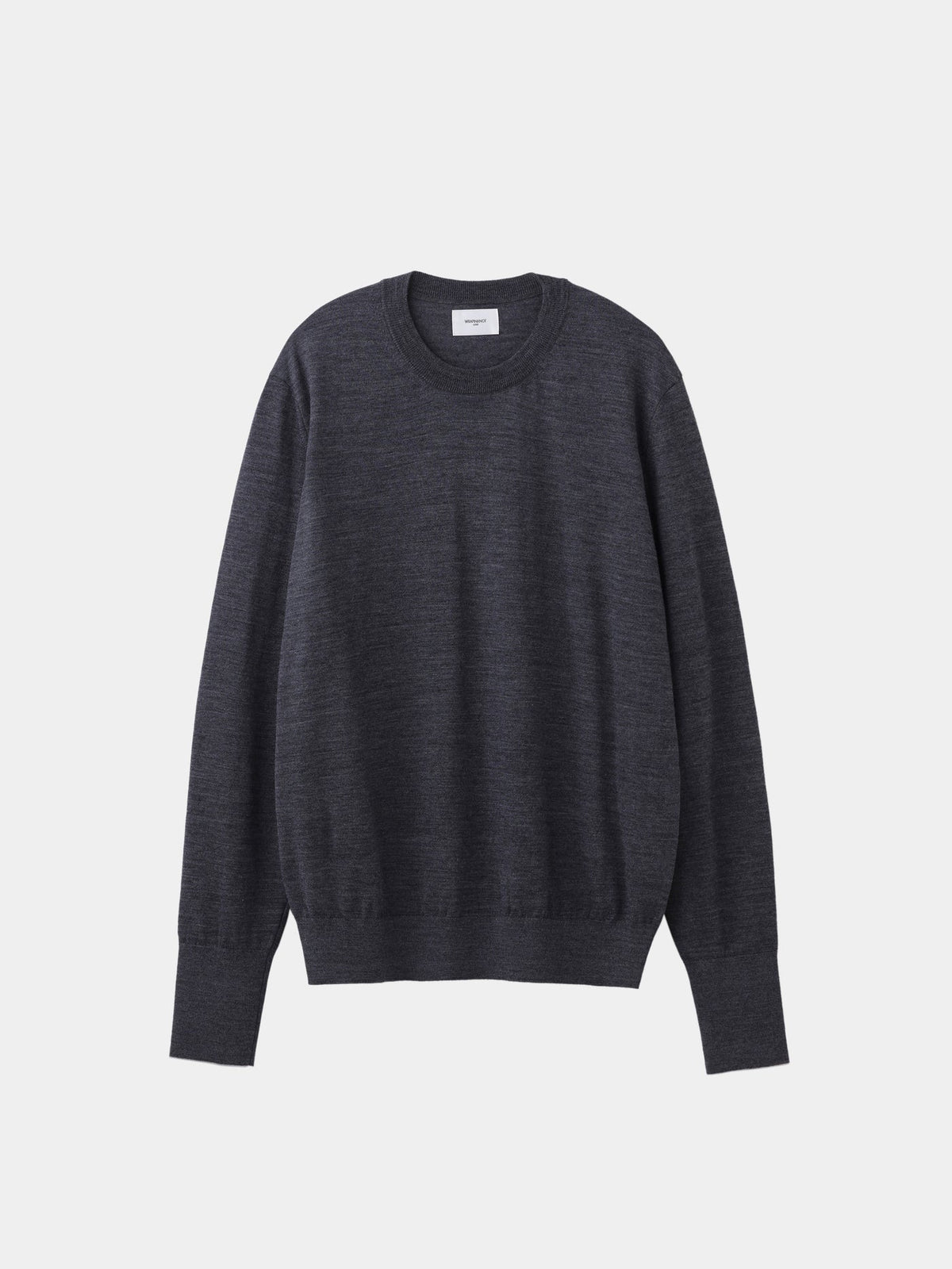WRAPINKNOT【WK326・LPO04 WOOL HIGH-GAUGE KNIT L/S CREW-NECK PO】