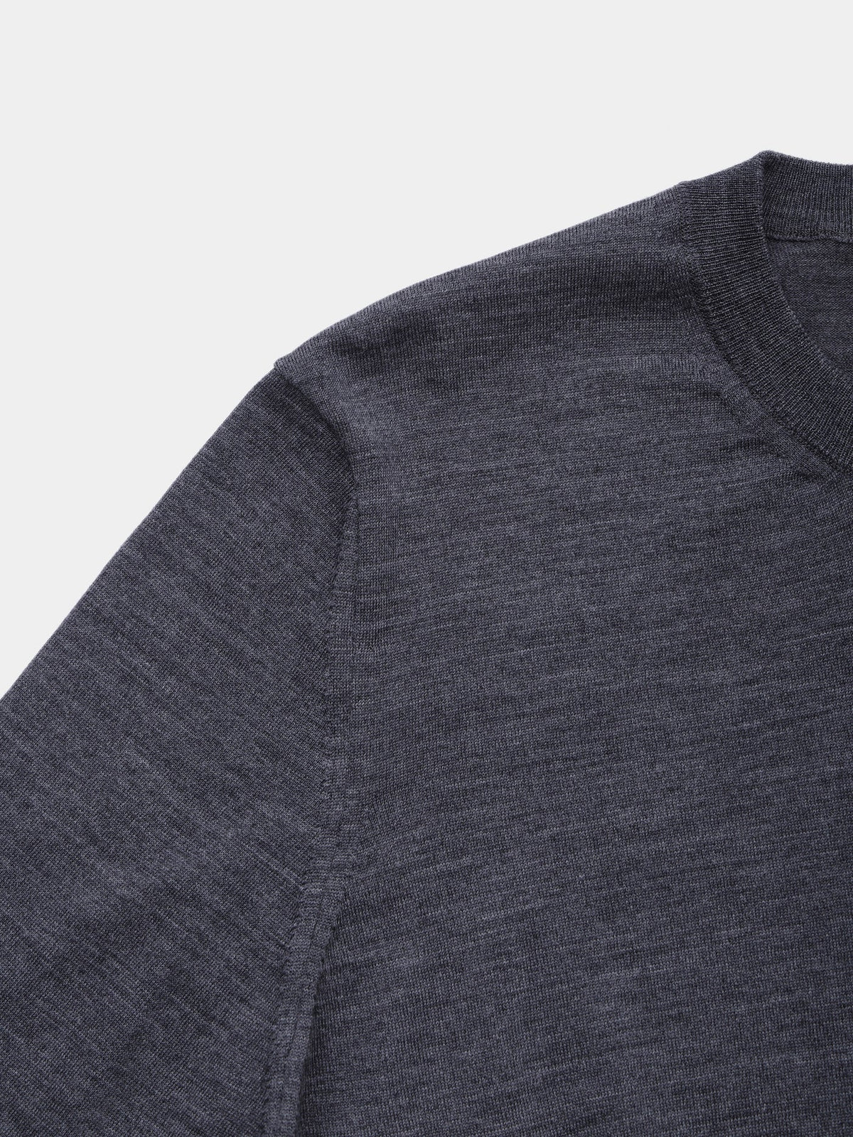 WRAPINKNOT【WK326・LPO04 WOOL HIGH-GAUGE KNIT L/S CREW-NECK PO】