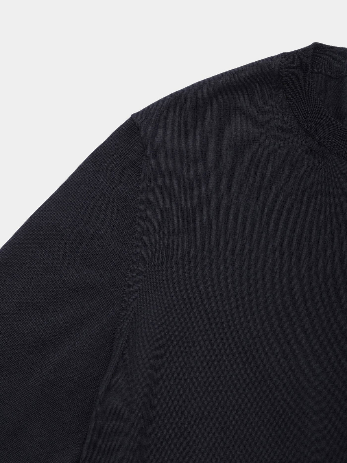 WRAPINKNOT【WK326・LPO04 WOOL HIGH-GAUGE KNIT L/S CREW-NECK PO】