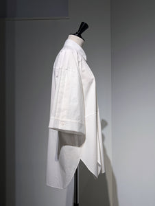 ENFOLD LAYERED HALF‐SLEEVES SHIRT