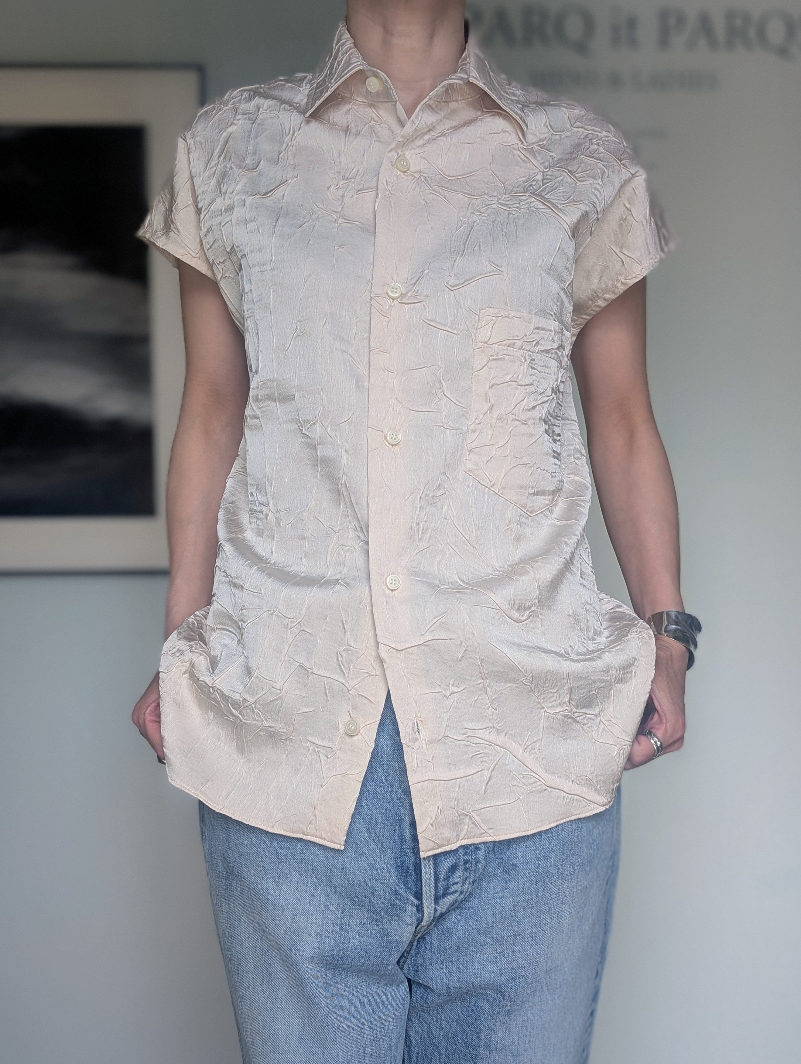 MADISONBLUE  J.BRADLEY SLEEVELESS SHIRT SATIN