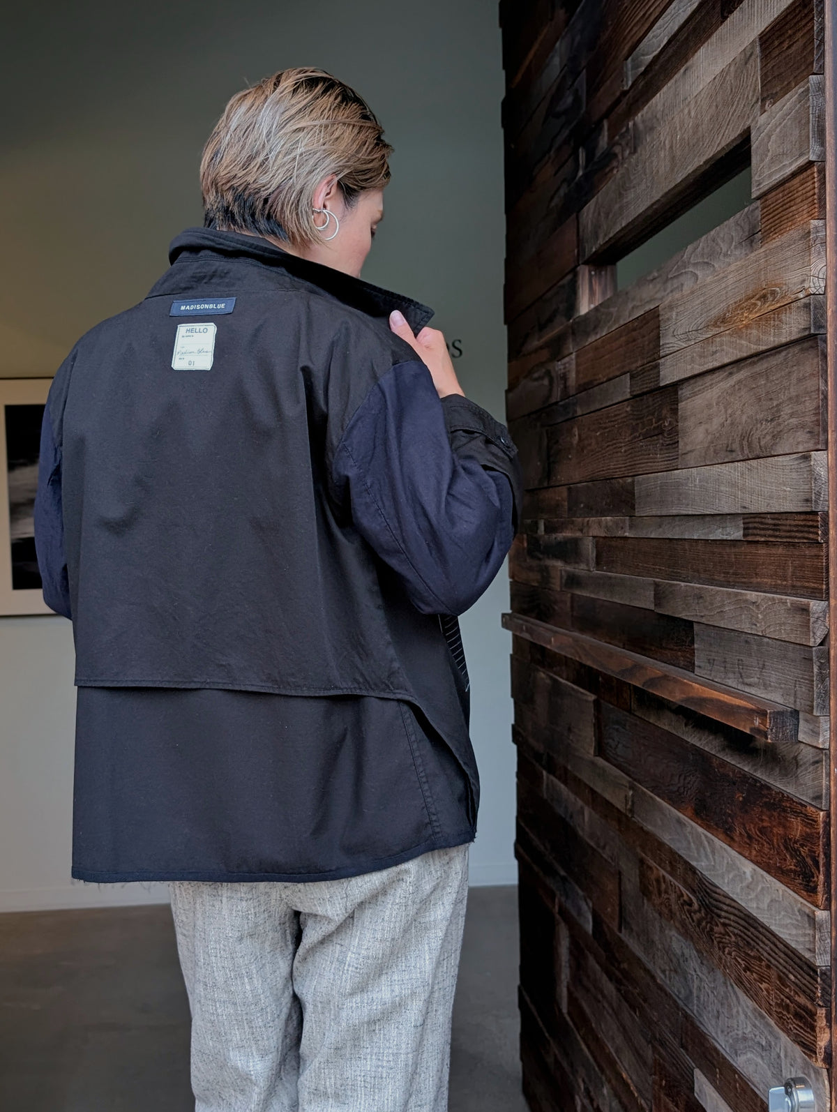 MADISONBLUE  REMAKE SHOP COAT