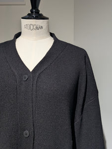 SEEALL  SAW51 KJ601Y (YAK) OVERSIZE LONG CARDIGAN