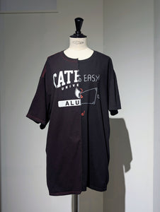 QUIITO HALF DYED LOGO TEE