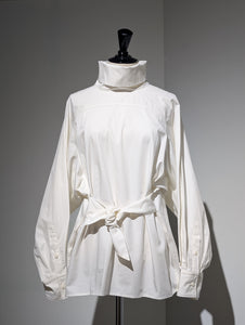AEHRR 【Draping Yoke Raglan Sleeve Pullover Turtle Shirt】