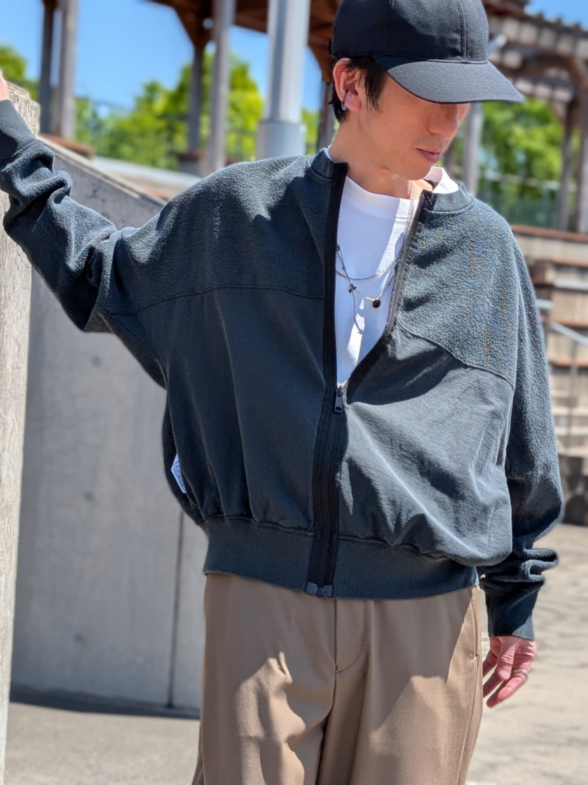 N.HOOLYWOOD × Champion C8-D020 REVERSIBLE CARDIGAN