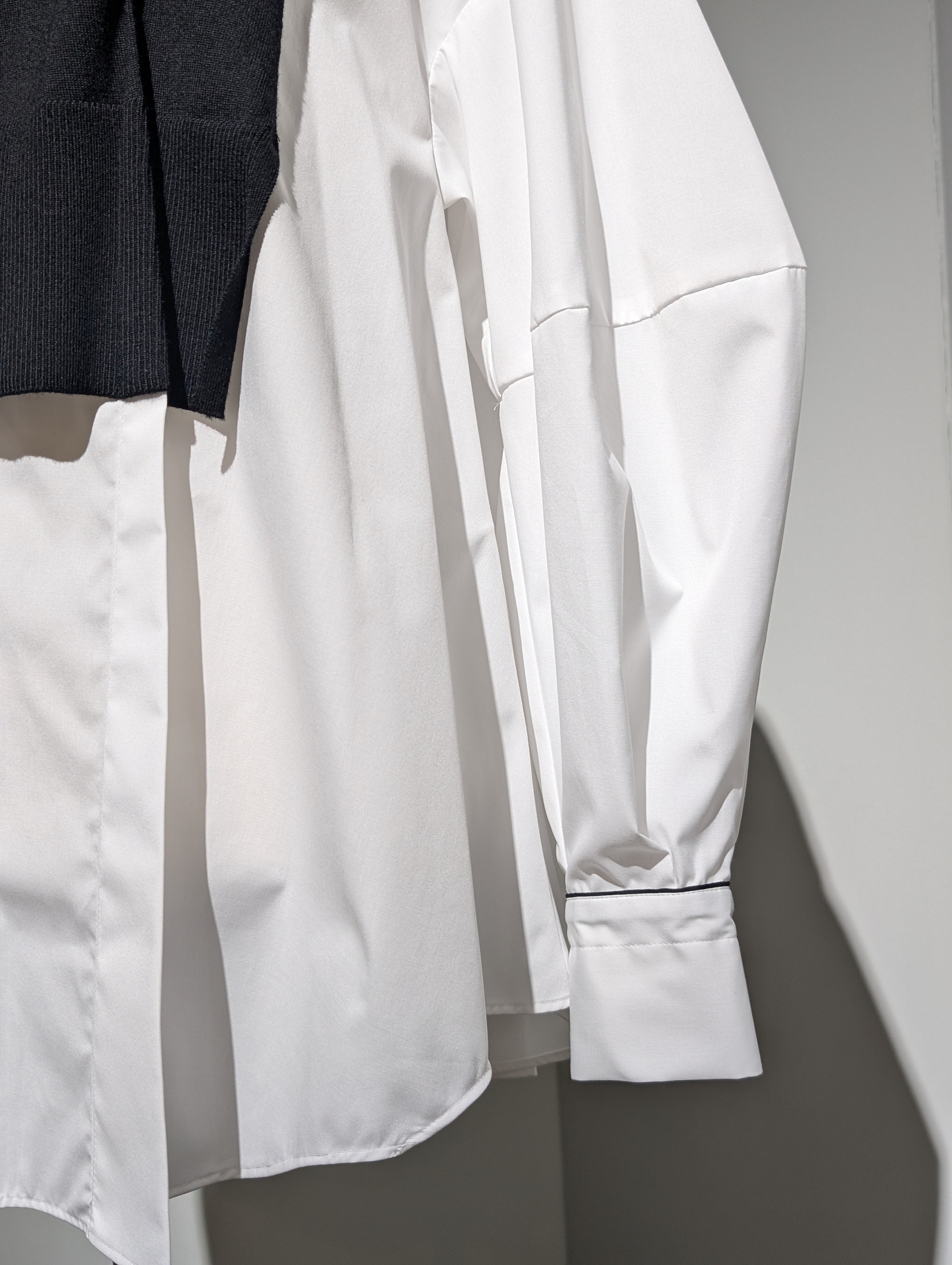 ENFOLD  FAKE-LAYERED PULLOVER