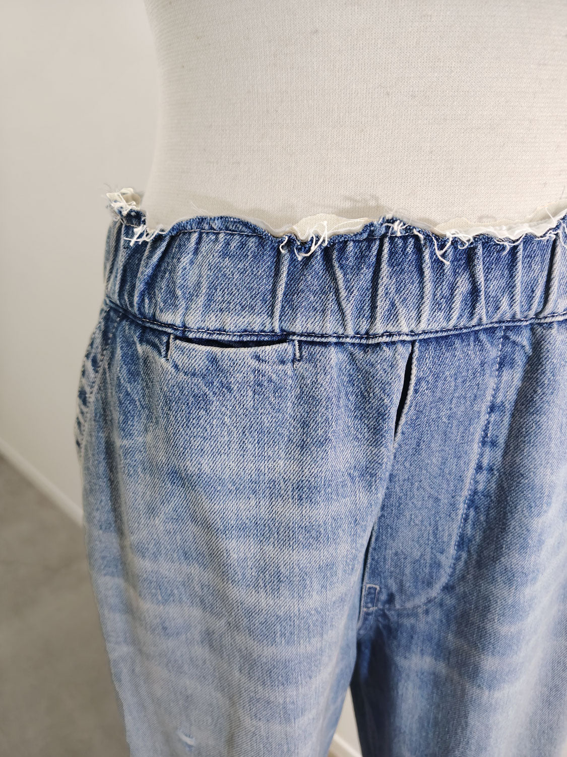 MM⑥ S52KA0578　ワイドレッグデニムパンツ