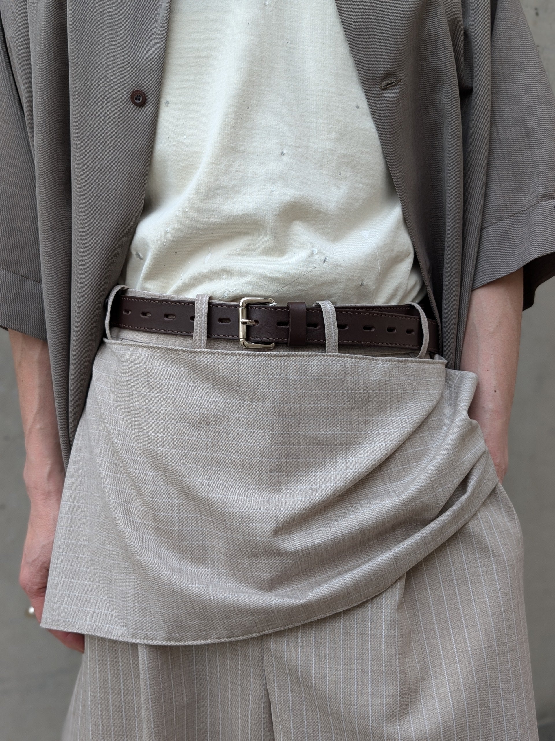 HED MAYNER LEATHER BELT