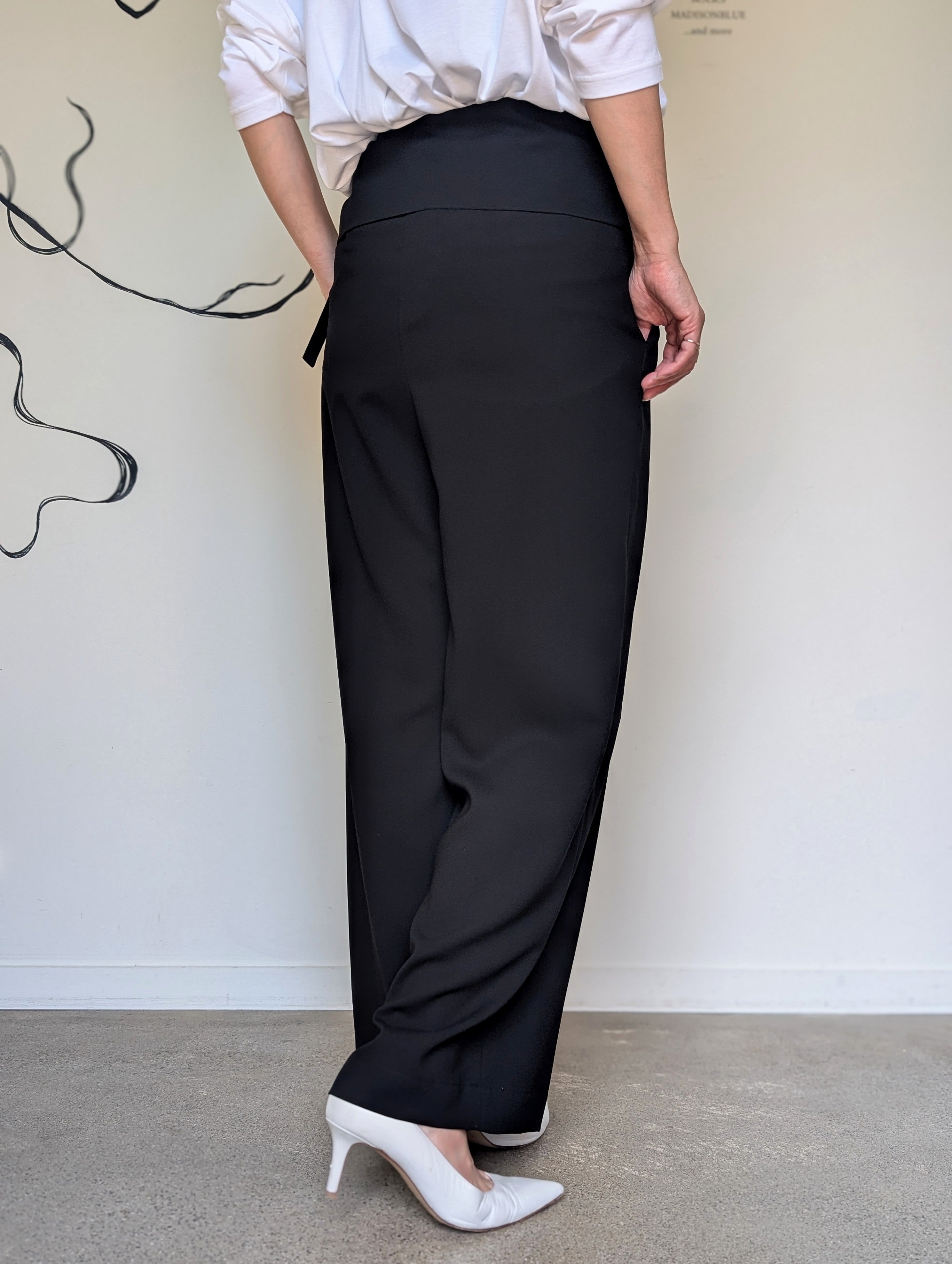 ENFOLD  RELAX WIDE-PANTS