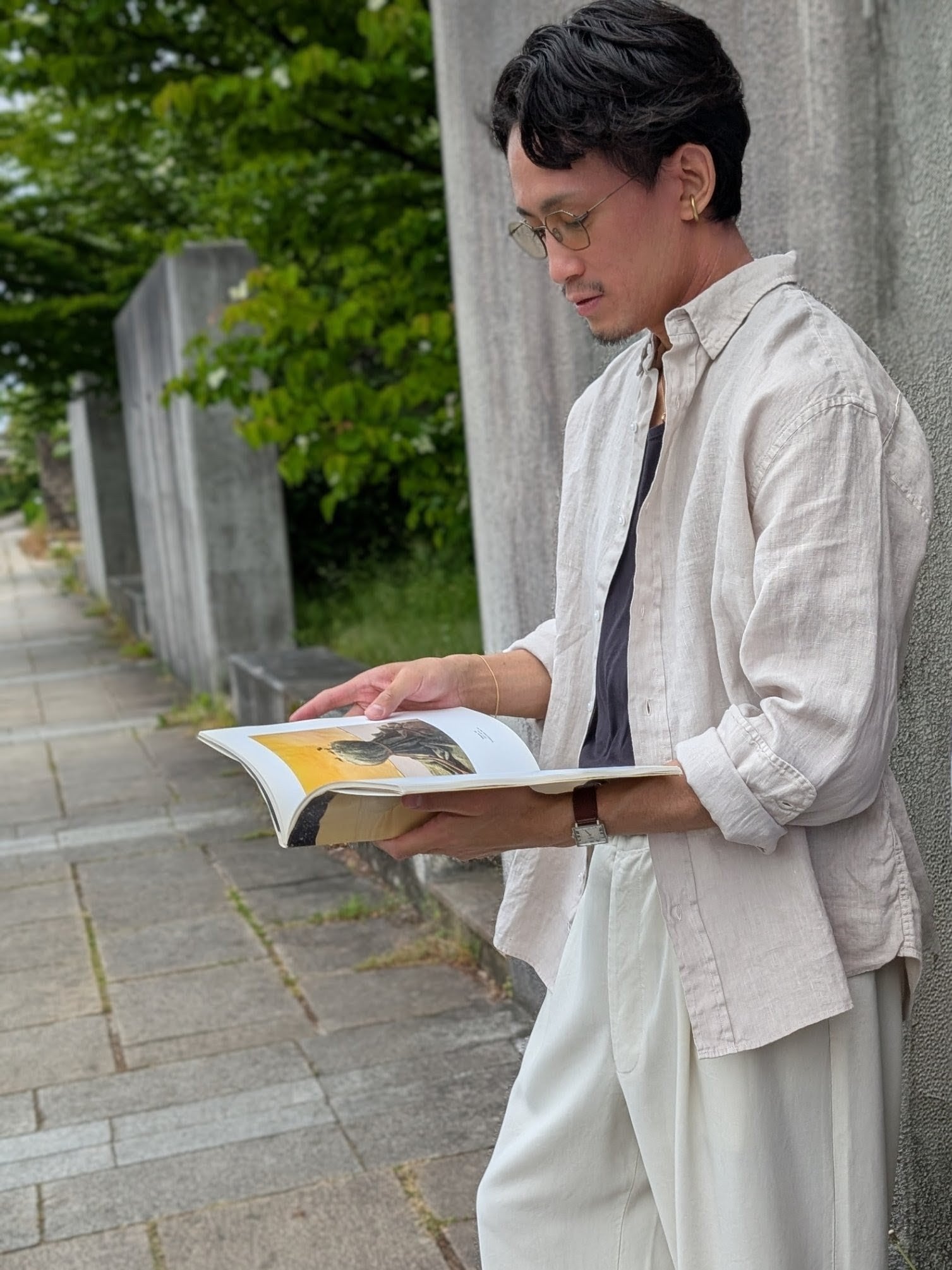 Frank&Eileen "FINBAR" WASHED LINEN SHIRTS