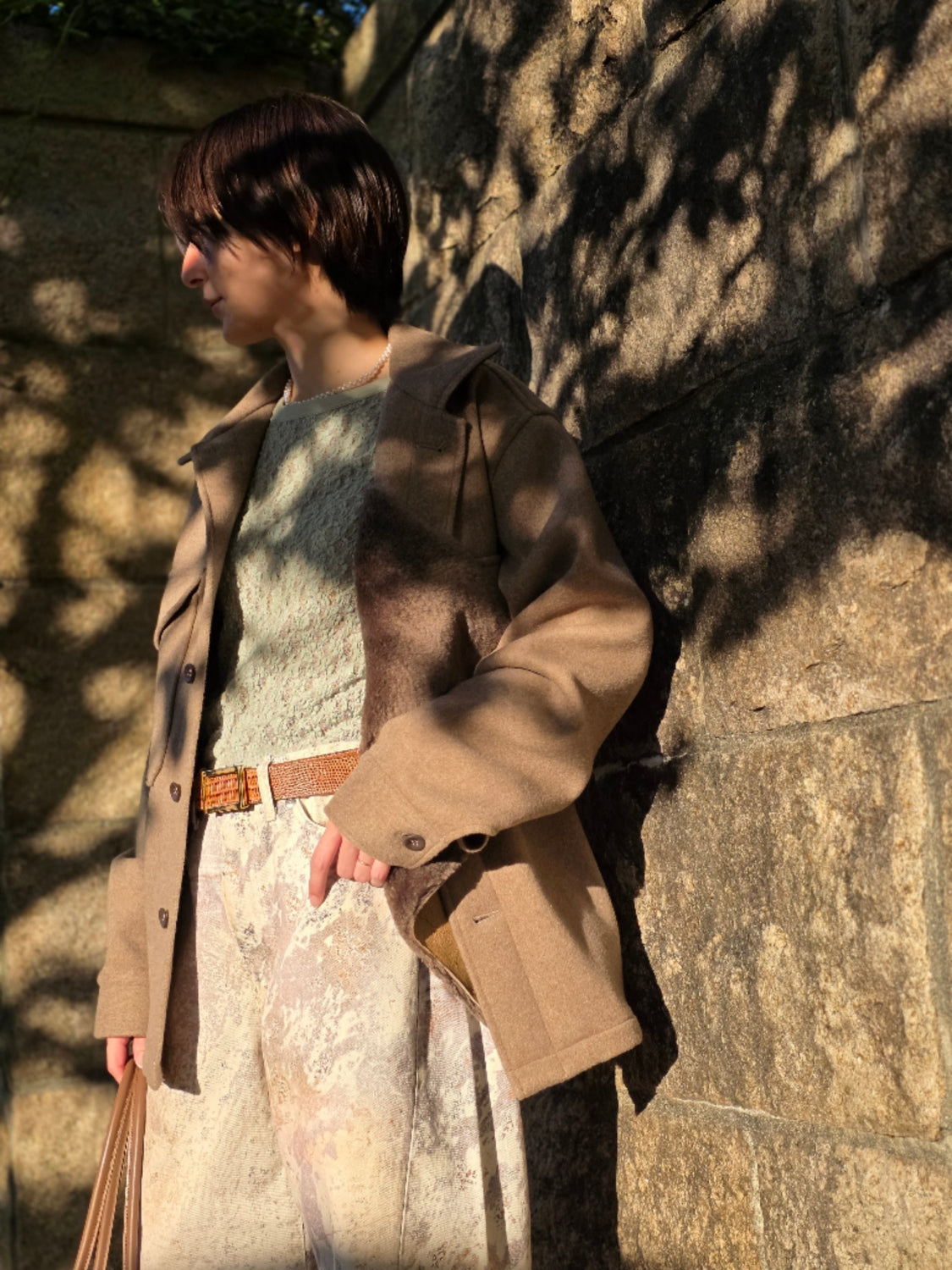 TANAKA SHEARLING FLAP SHIRT