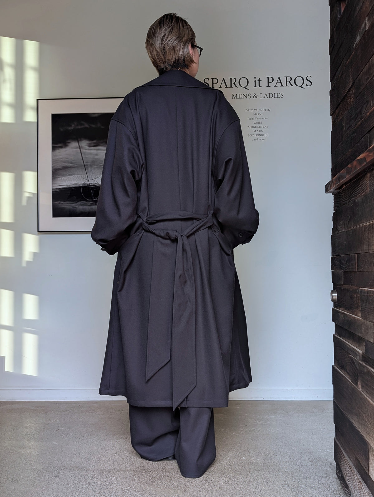 AEHRR 【091 Draping Oversize Wrap Coat】