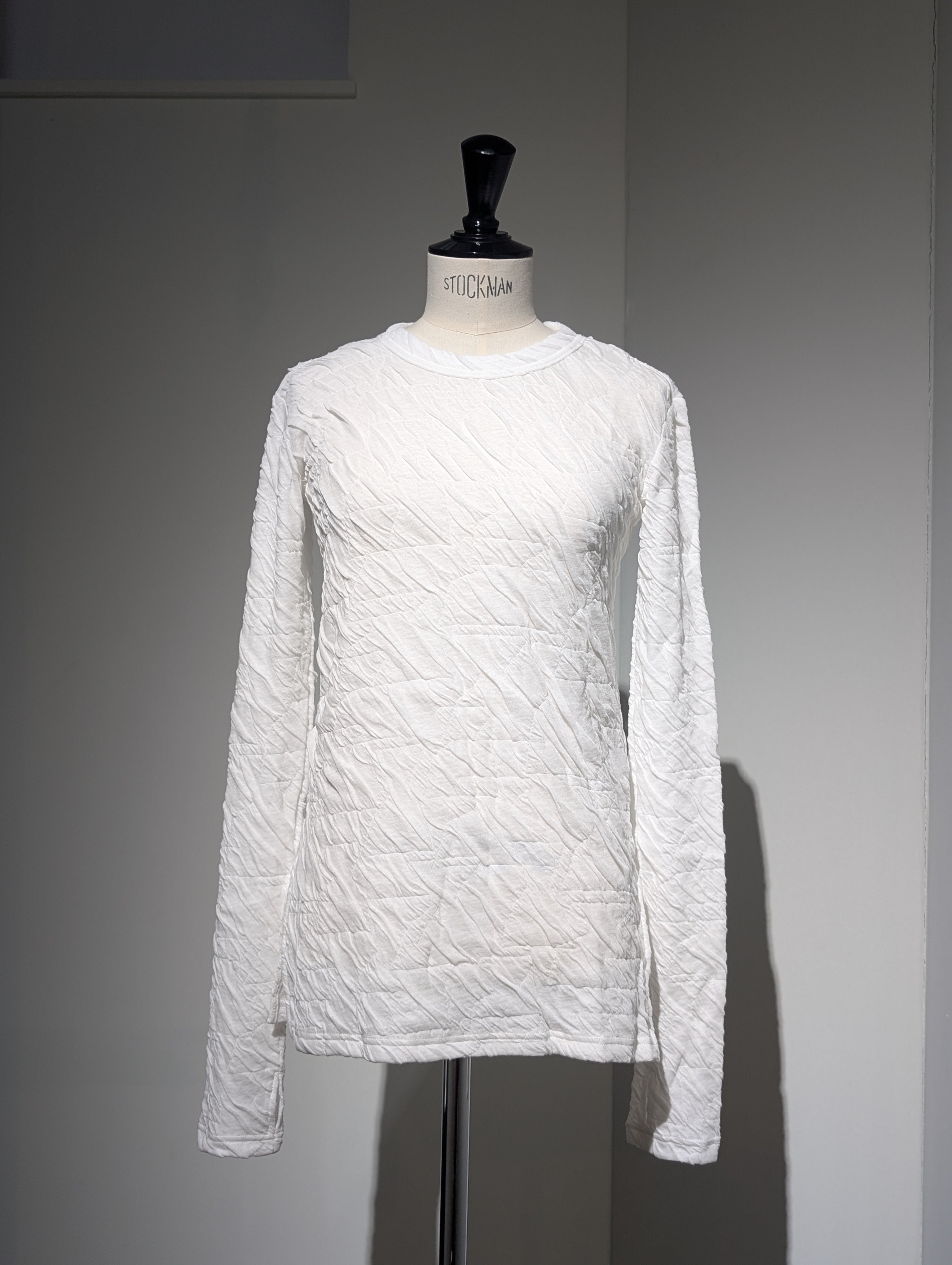 SEEALL  SAW51 TS906 (MM-005) JACQUARD U-NECK TEEレディ