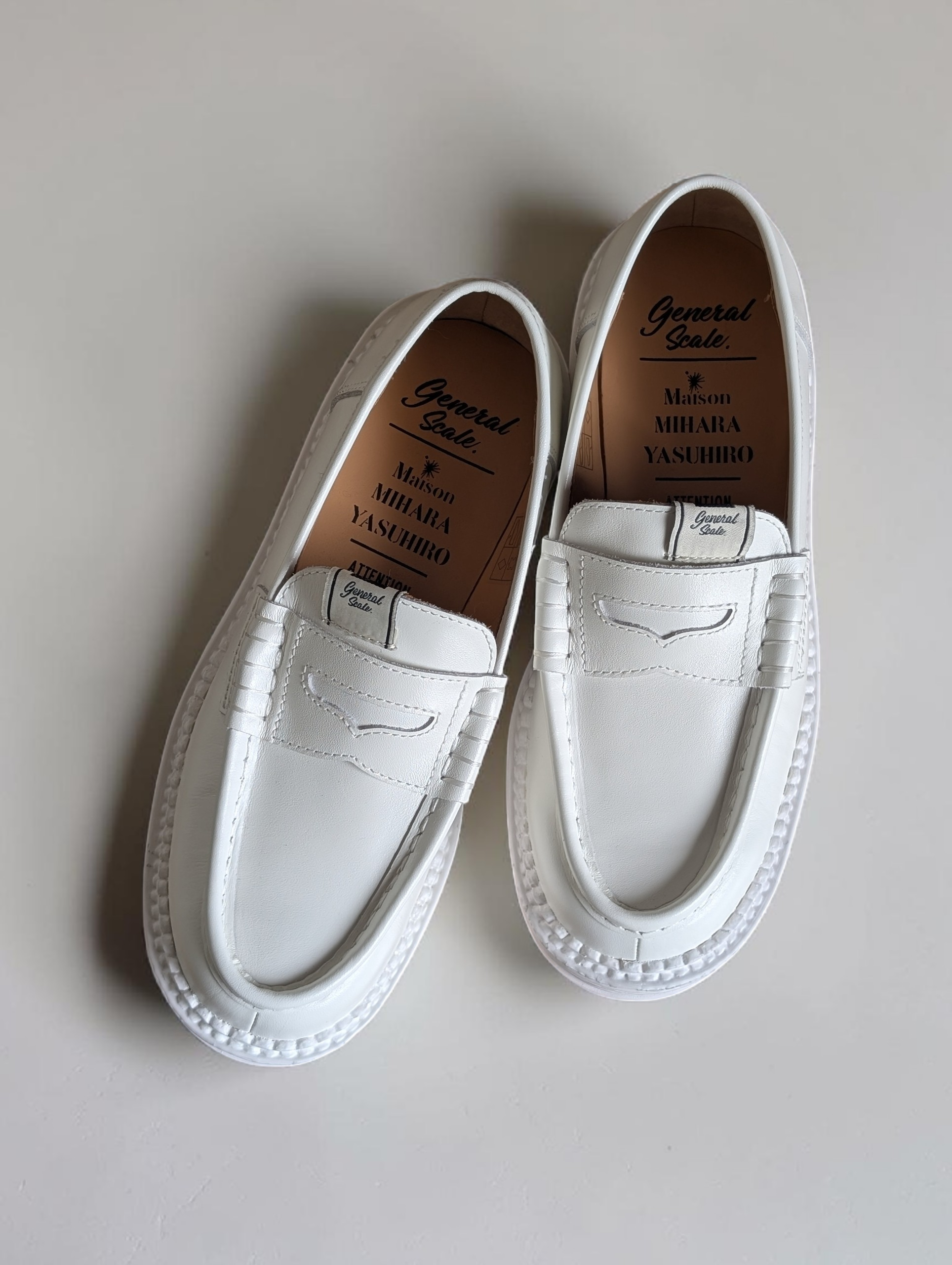 General Scale. Maison MIHARA YASUHIRO / "ANDY" Leather Loafers