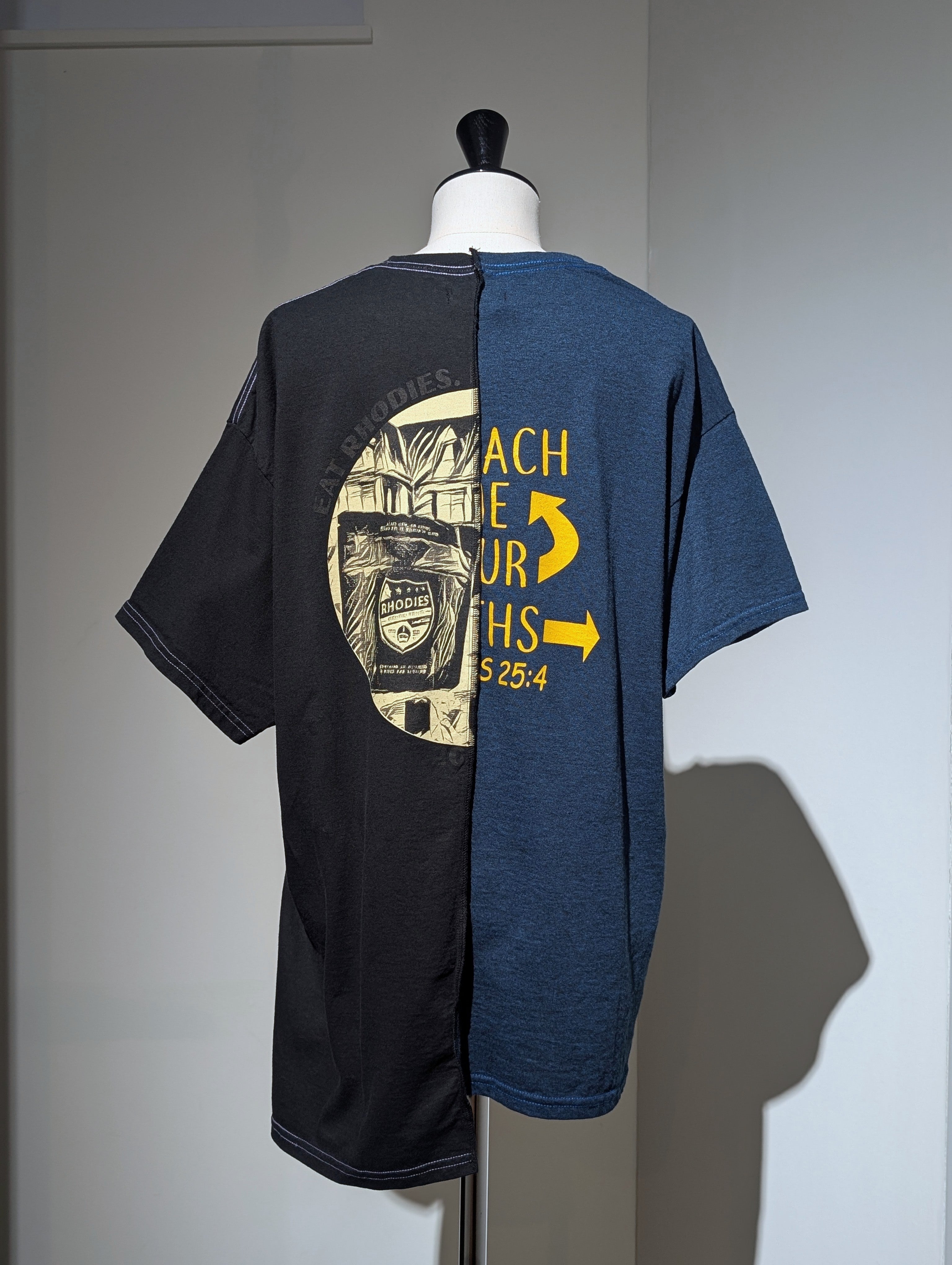 QUIITO HALF DYED LOGO TEE