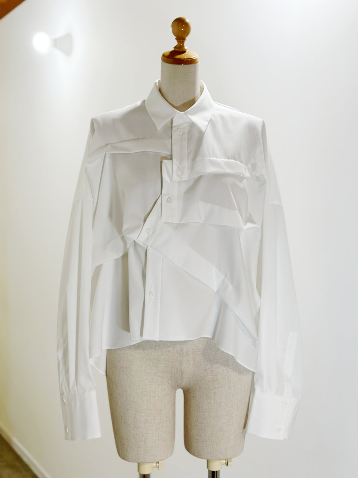 ENFOLD TUCK WIDE SHIRT