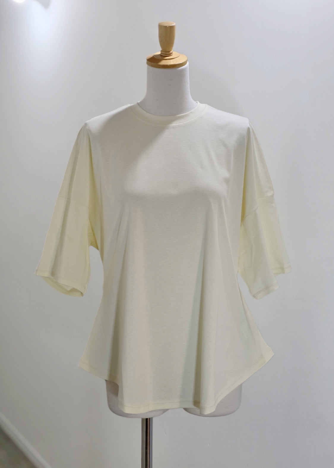 ENFOLD  PEPLUM LOOSE T-SHIRT