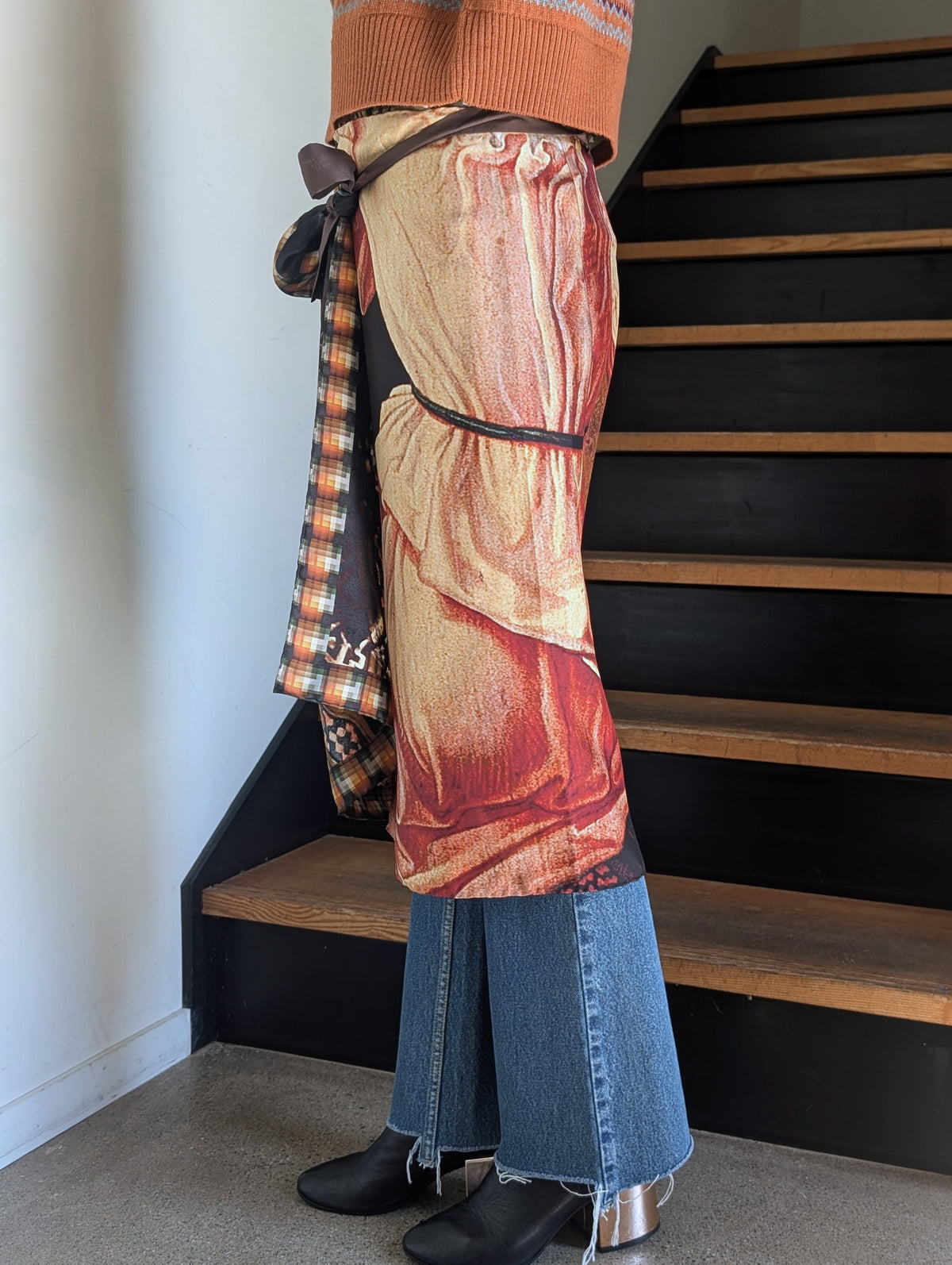DRIES VAN NOTEN【262-010803】SCARFY 4057 W.W.SKIRT