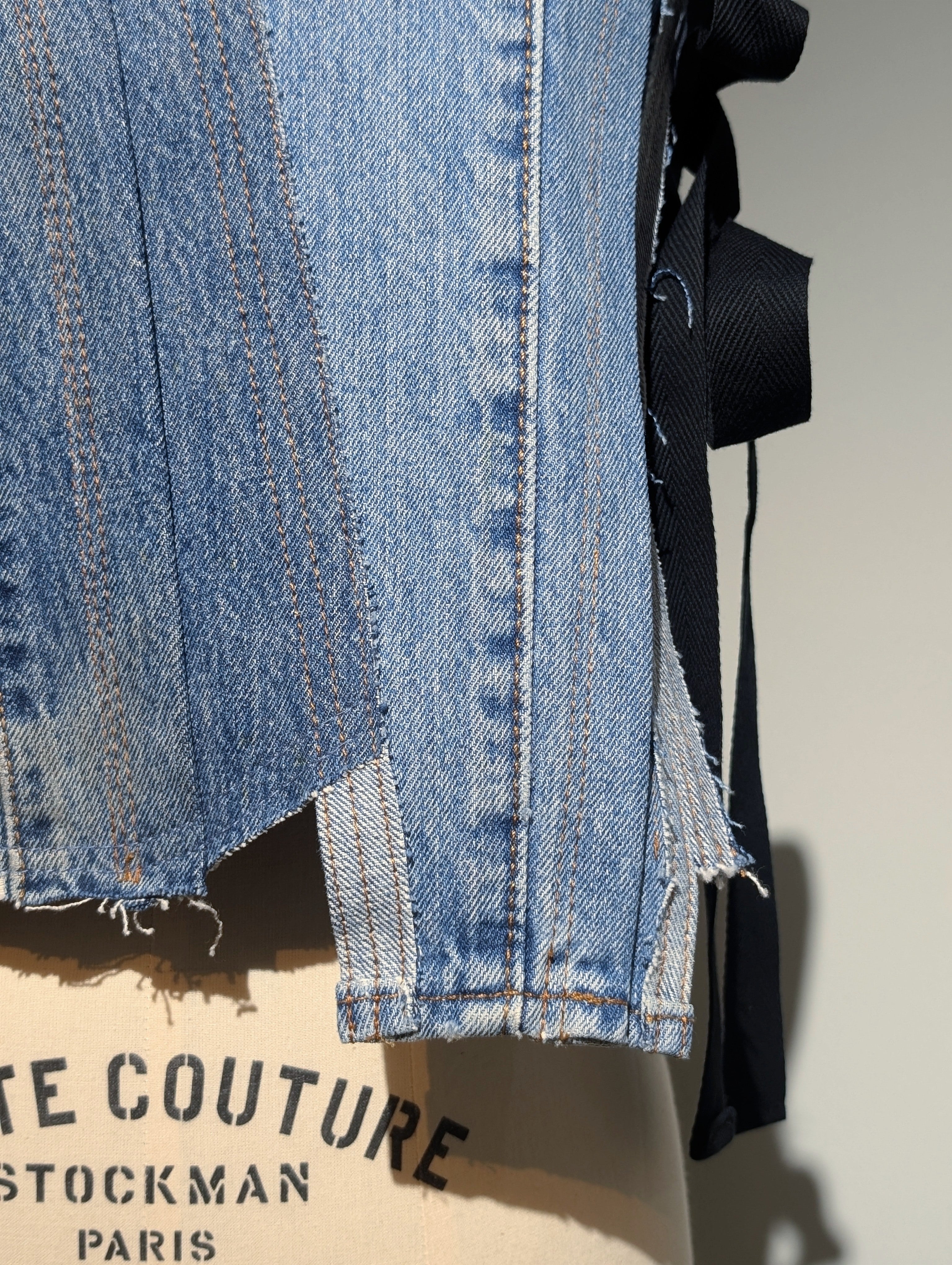 QUIITO DENIM BUSTIER