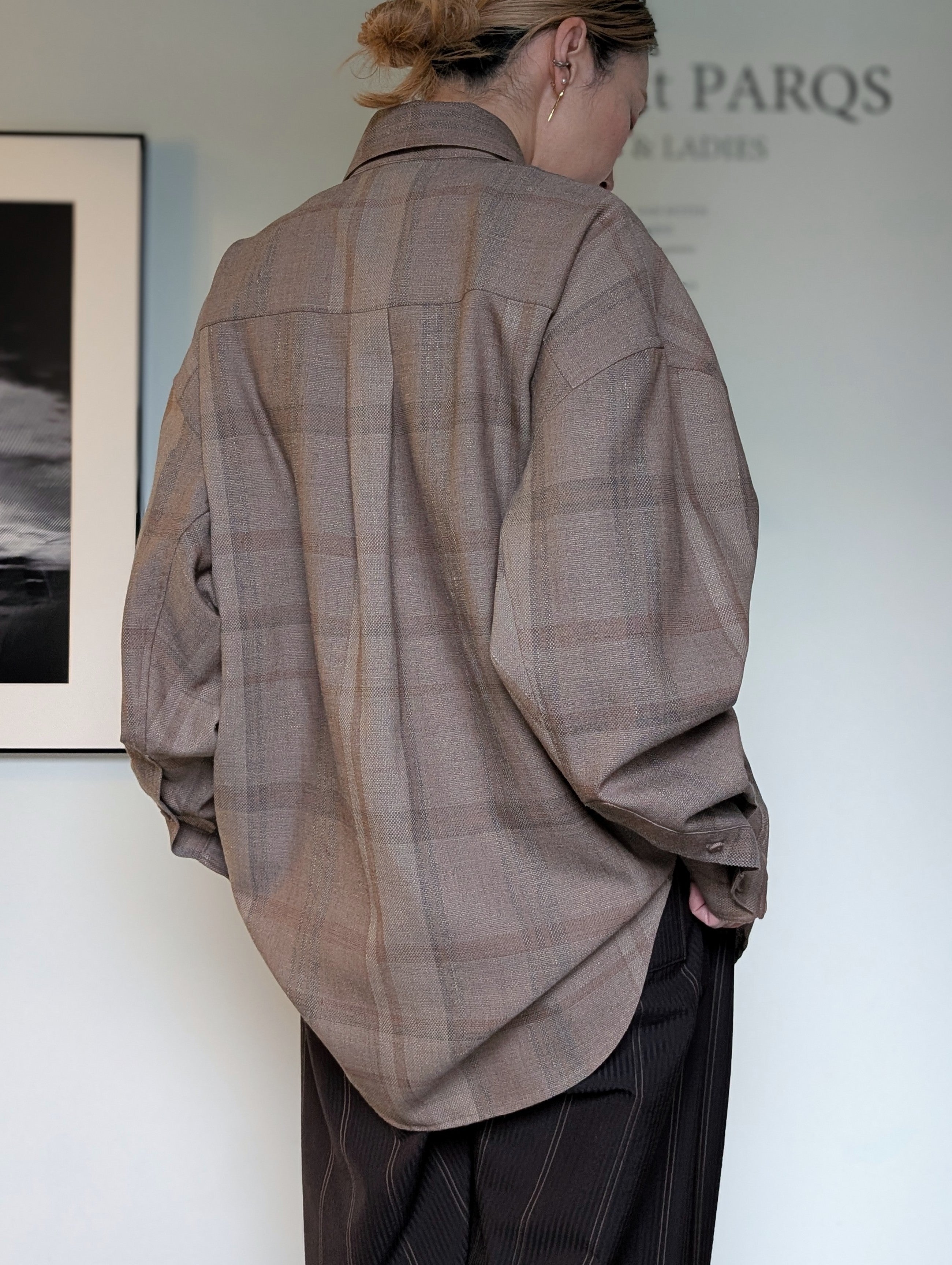 SEEALL SAW63 SH101 (MK-002) OVERSIZED COCOON SHIRTS
