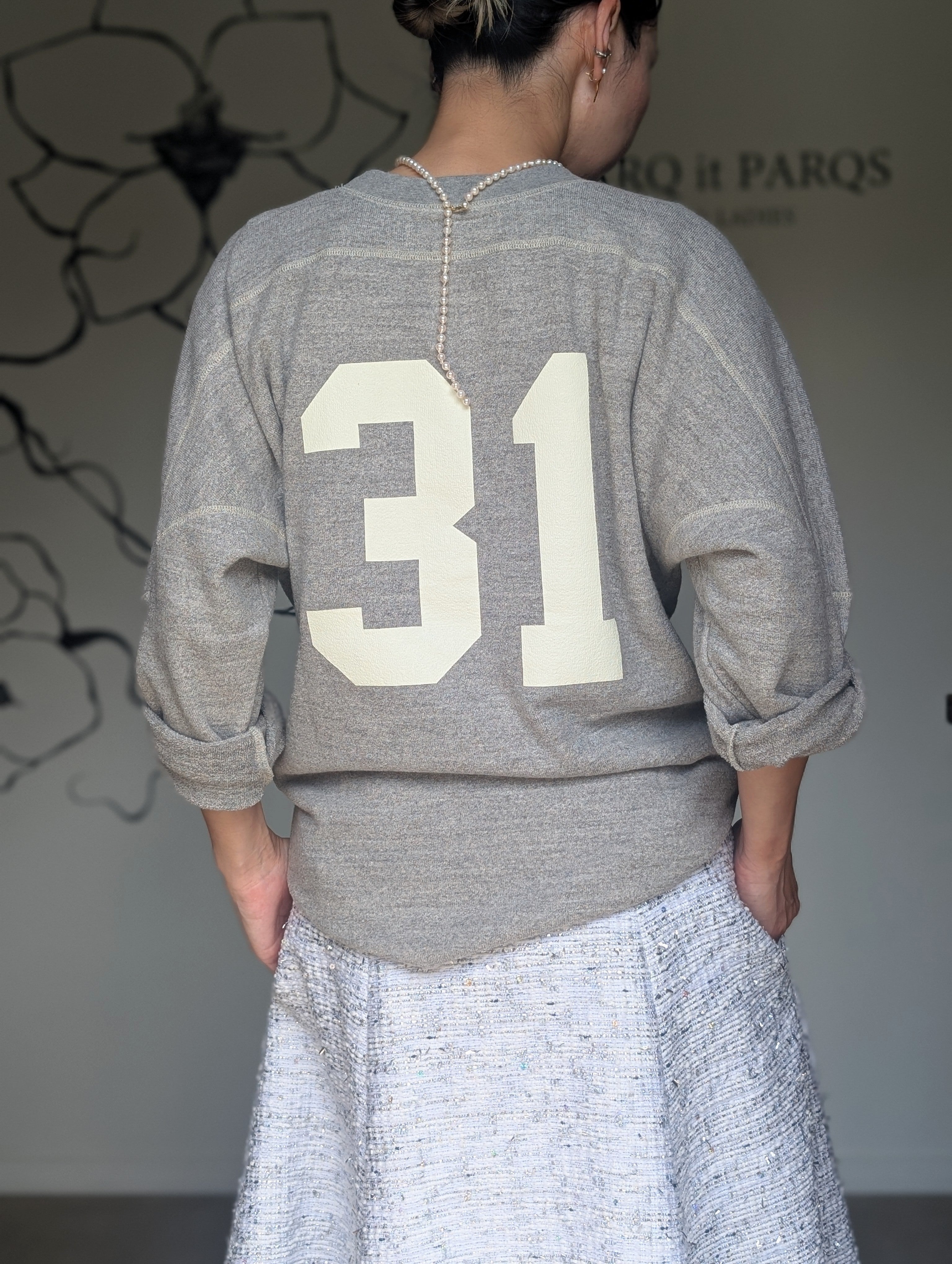 MADISONBLUE  FOOTBALL TEE SWEAT