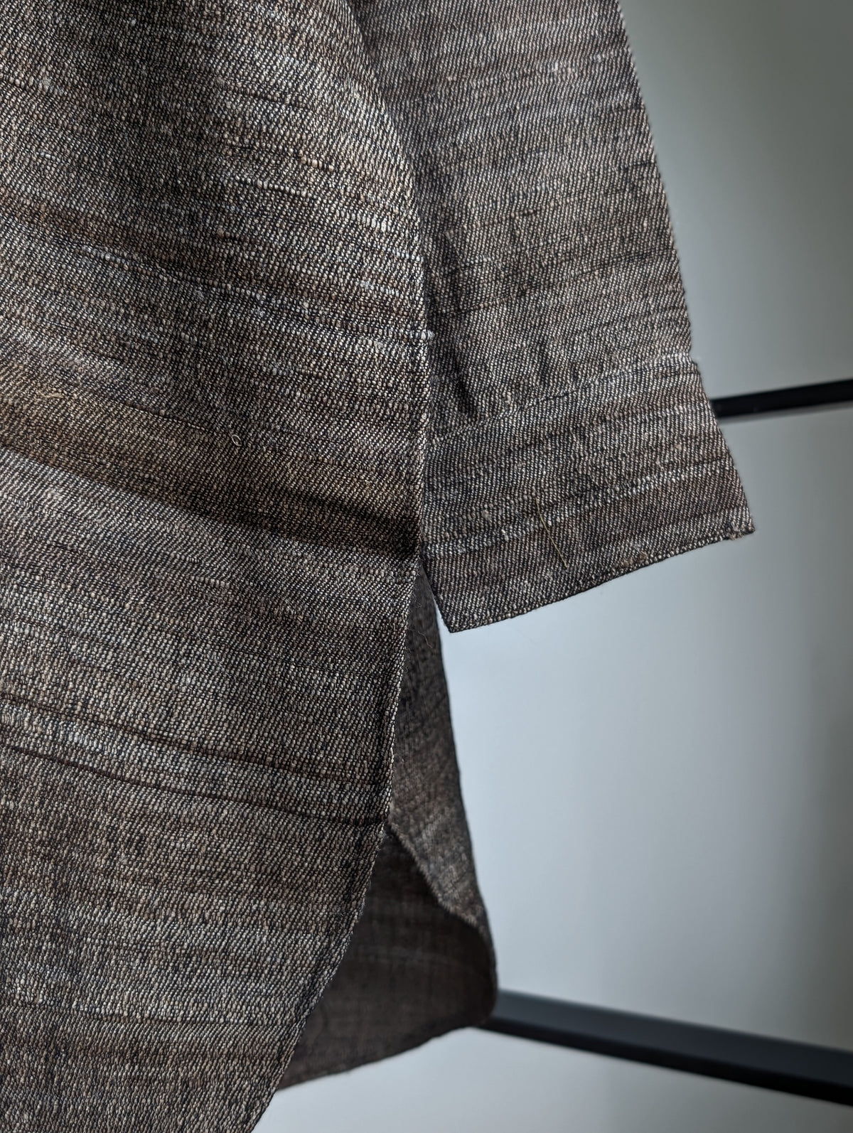SEEALL SAW61 SH302 (I-004)BOTTONED LONG CHAMBRAY SHIRTS