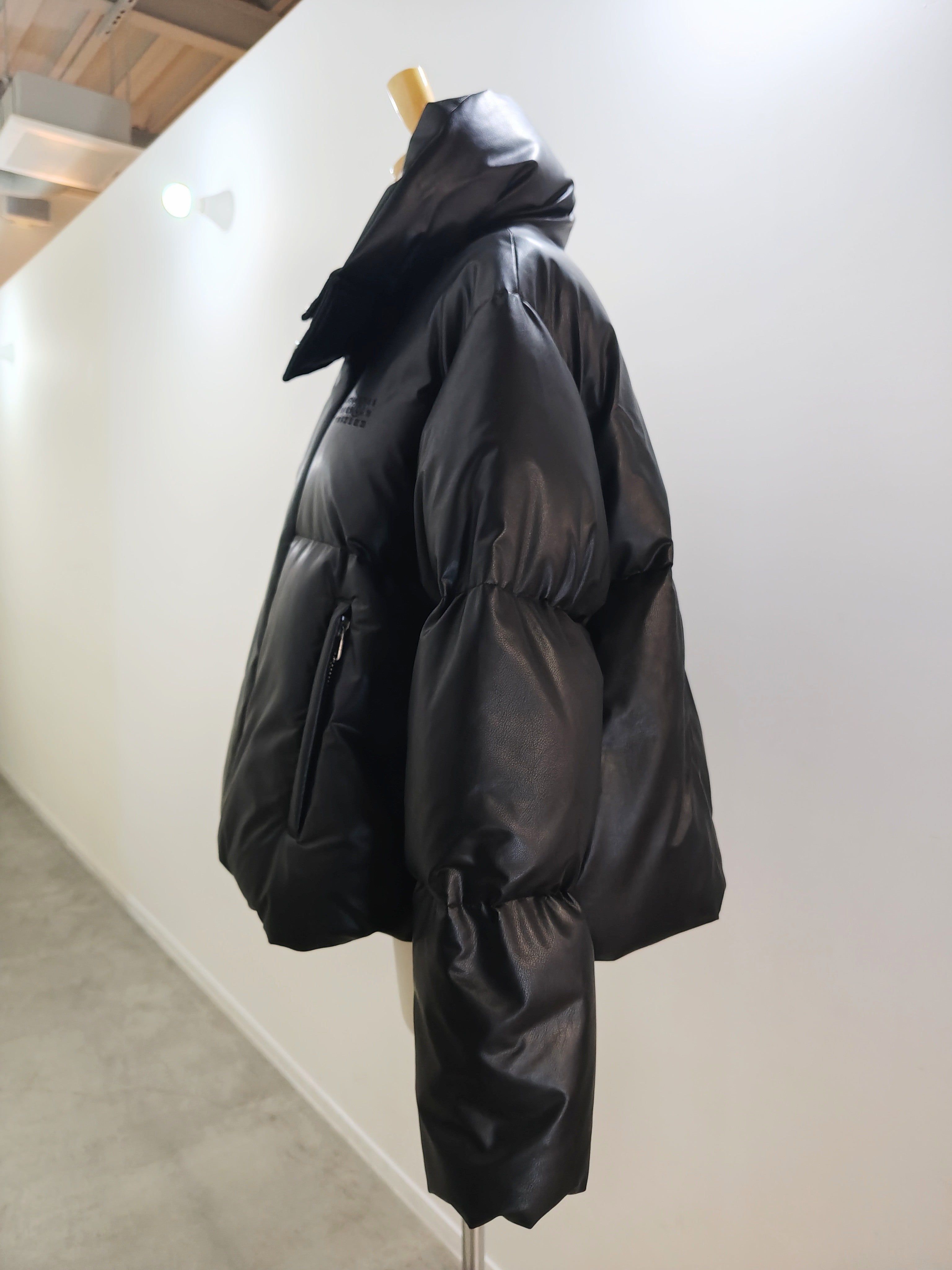 MM⑥  S52AM0368 パデッドフェイクレザージャケット