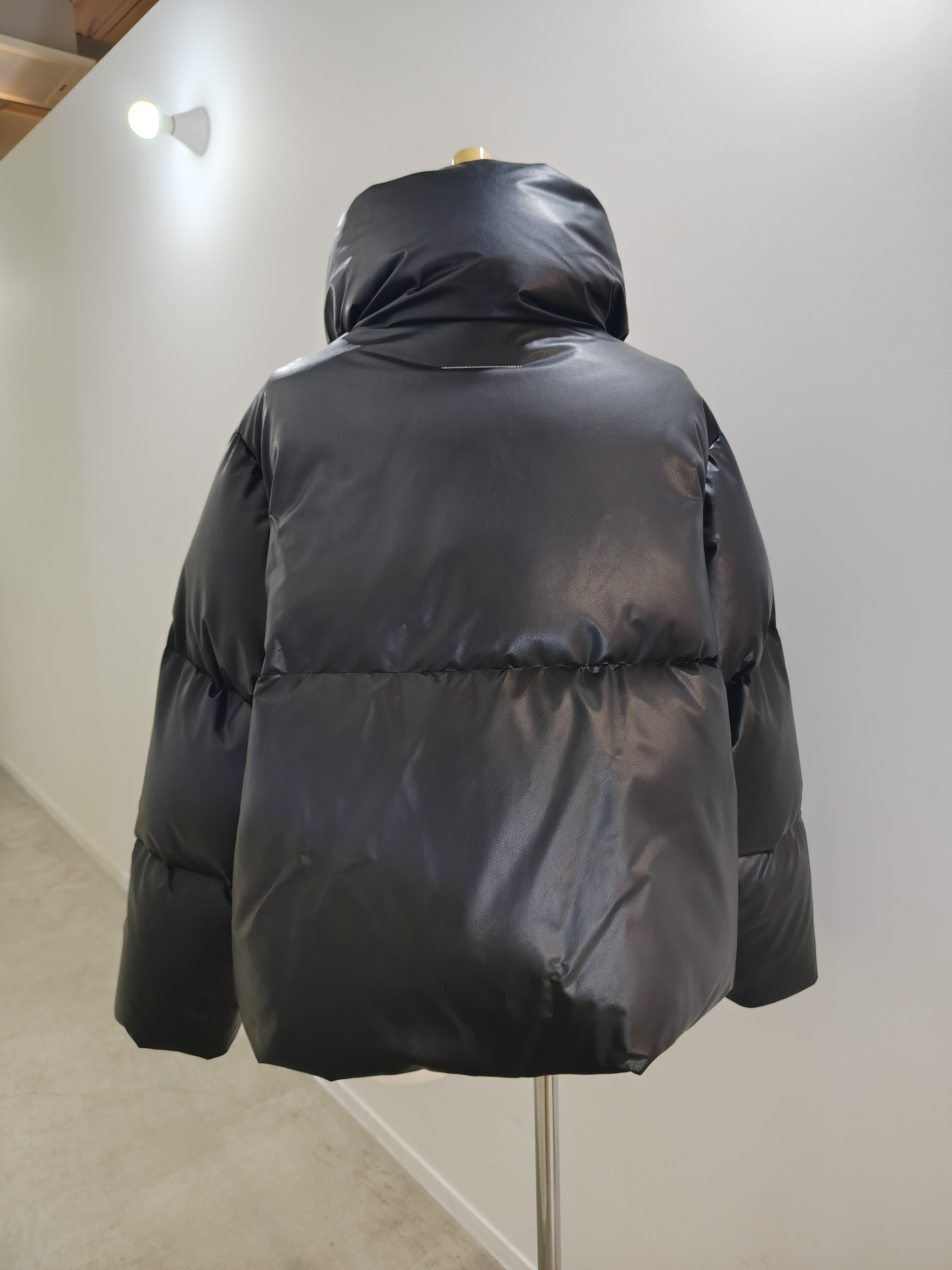 MM⑥  S52AM0368 パデッドフェイクレザージャケット