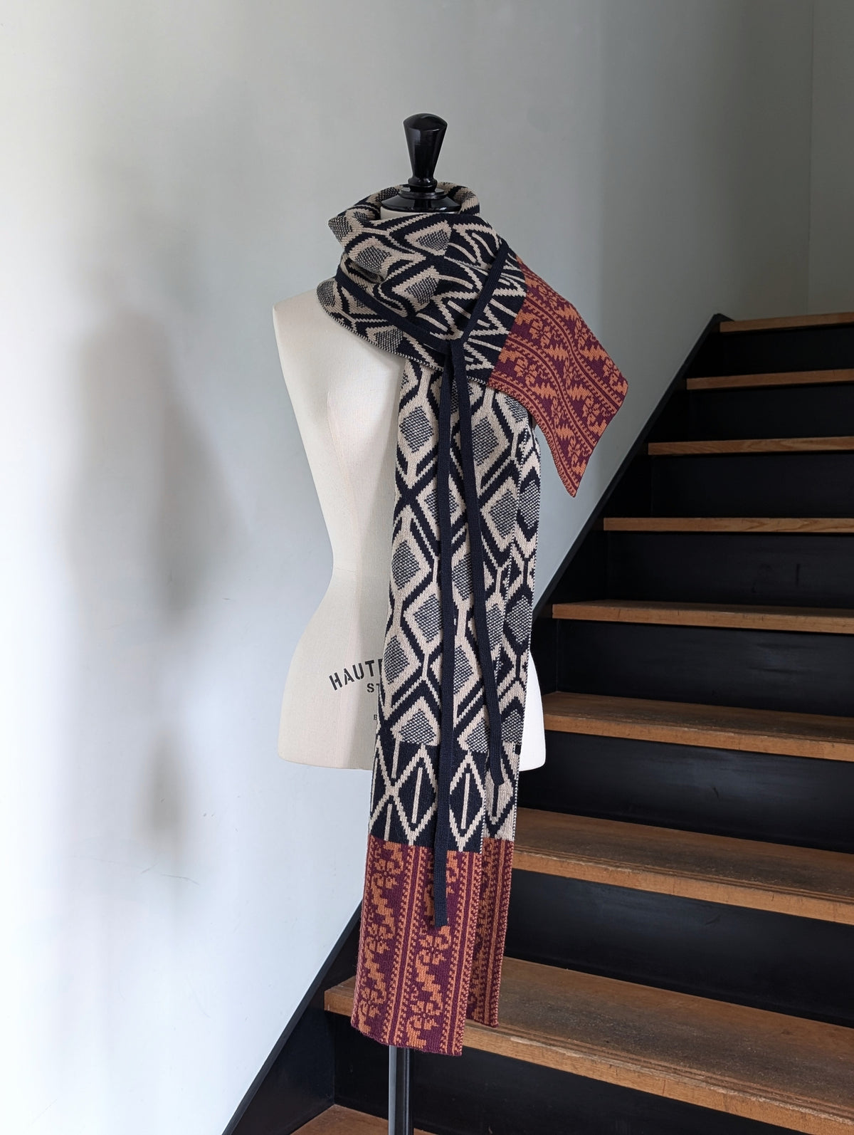 DRIES VAN NOTEN【262-012210】TEOLINE 4707 W.K.SCARF