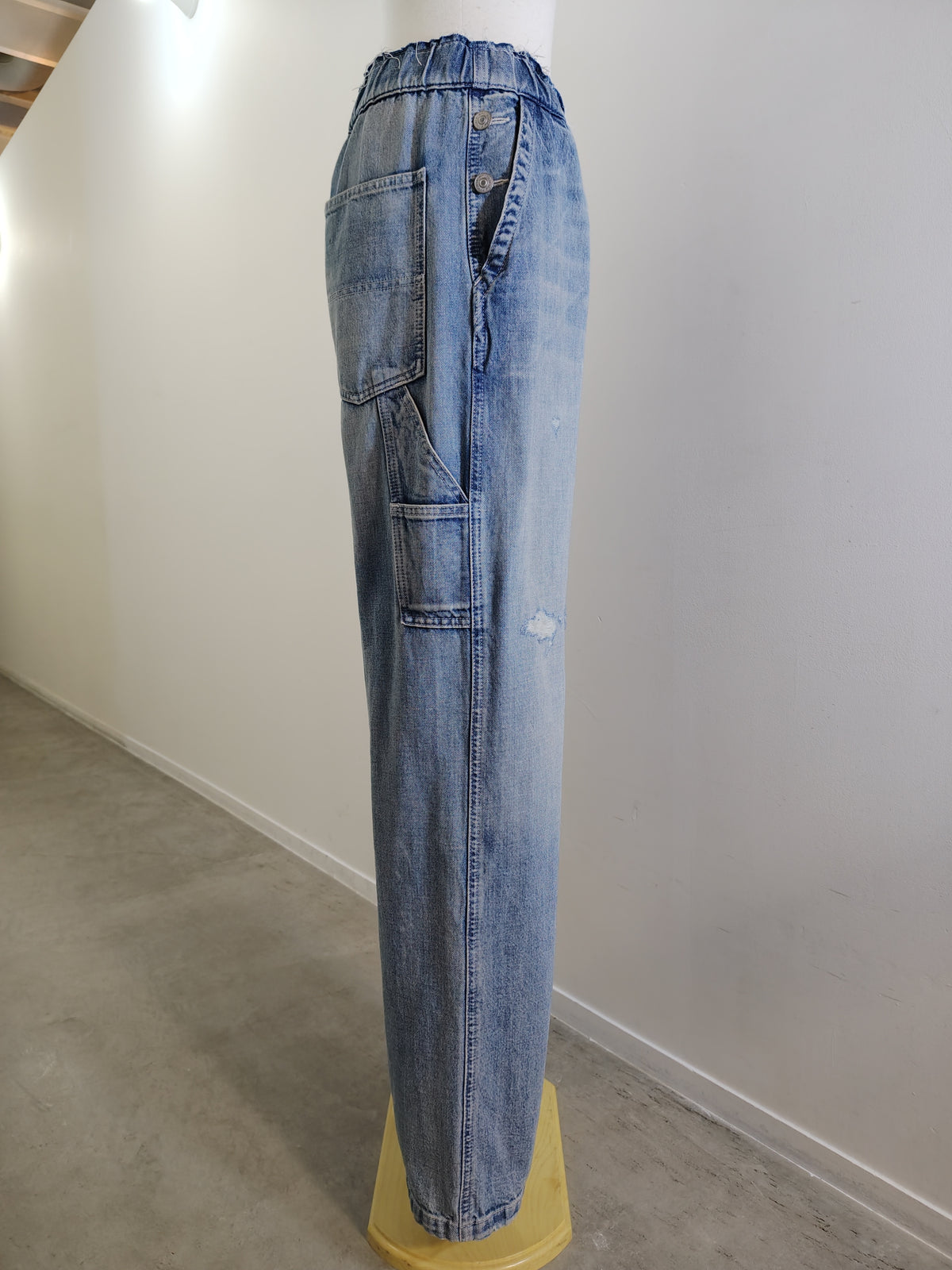 MM⑥ S52KA0578　ワイドレッグデニムパンツ