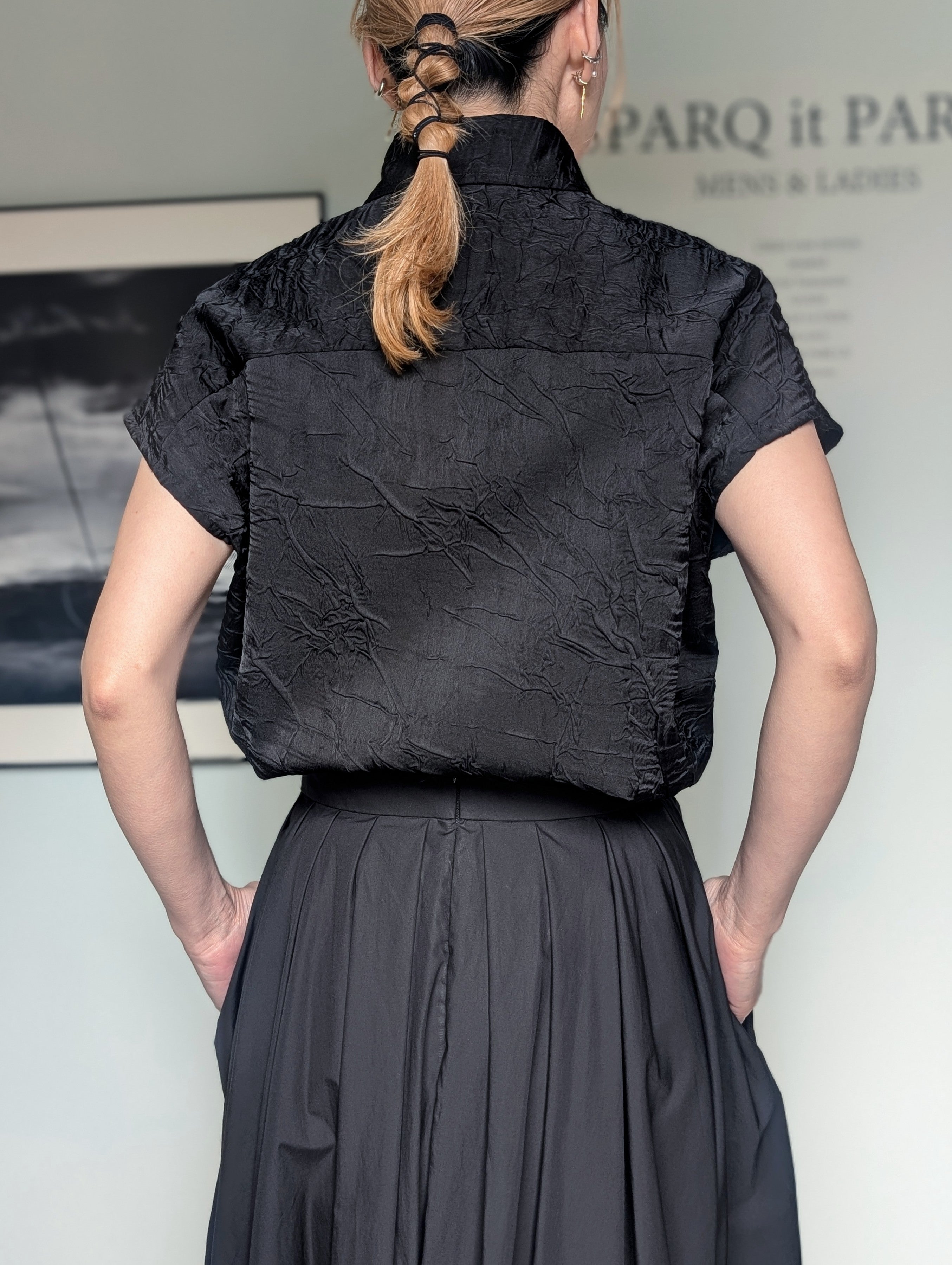 MADISONBLUE  J.BRADLEY SLEEVELESS SHIRT SATIN