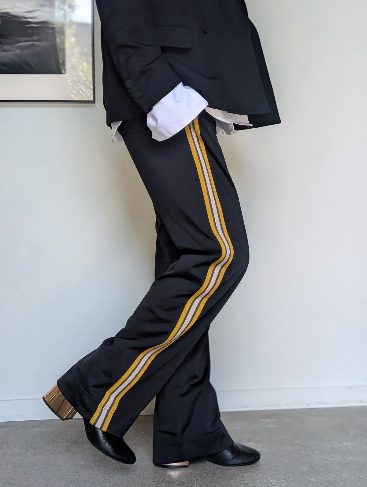 DRIES VAN NOTEN【262-011146】HUCHISA TAPE 4625 W.W.PANTS