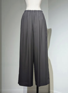 ENFOLD  RELAX ELASTIC WIDE-TROUSER