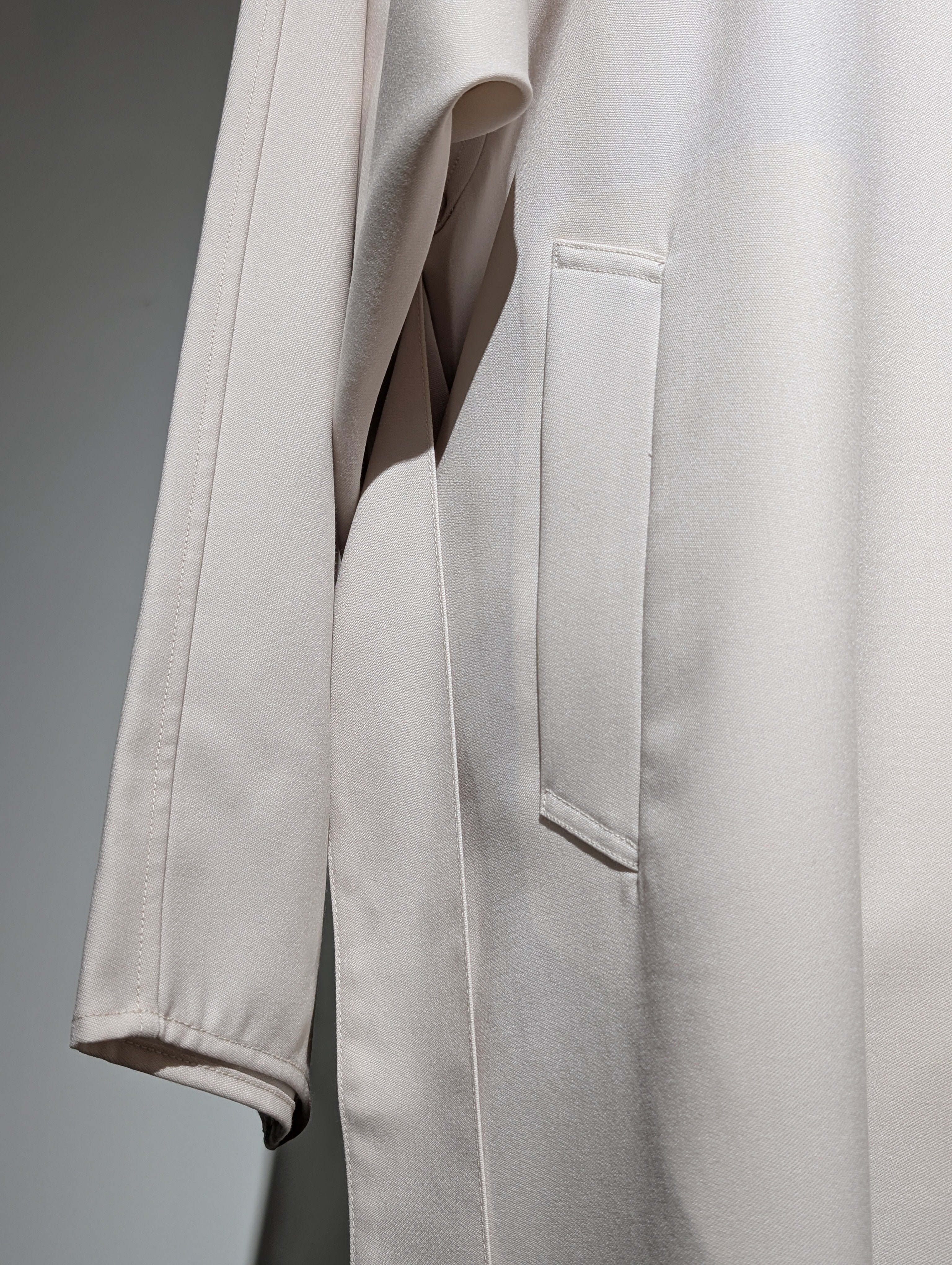 AEHRR 【Draping Yoke Raglan Sleeve Over Coat】