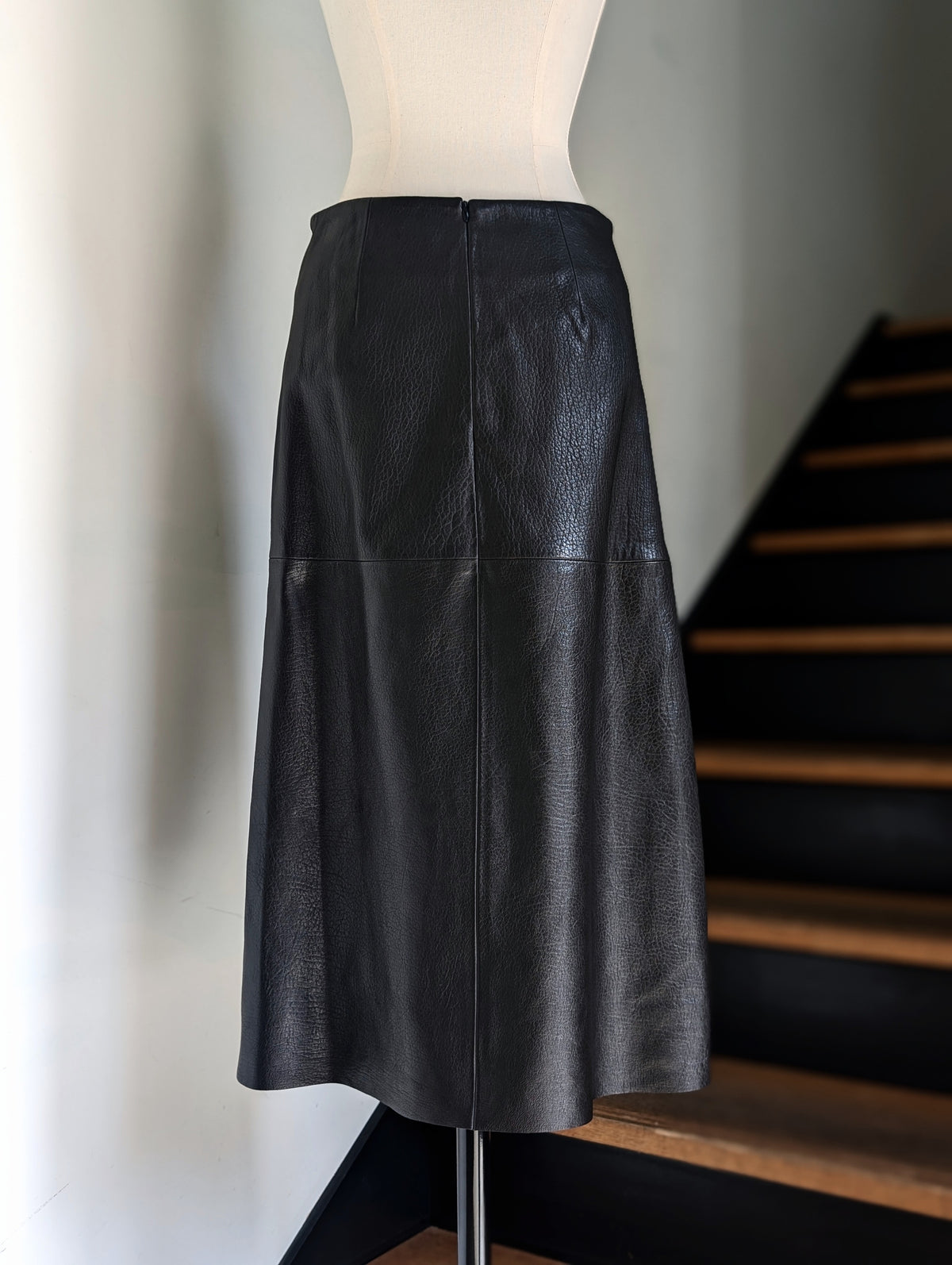 MADISONBLUE  A LINE SKIRT LEATHER