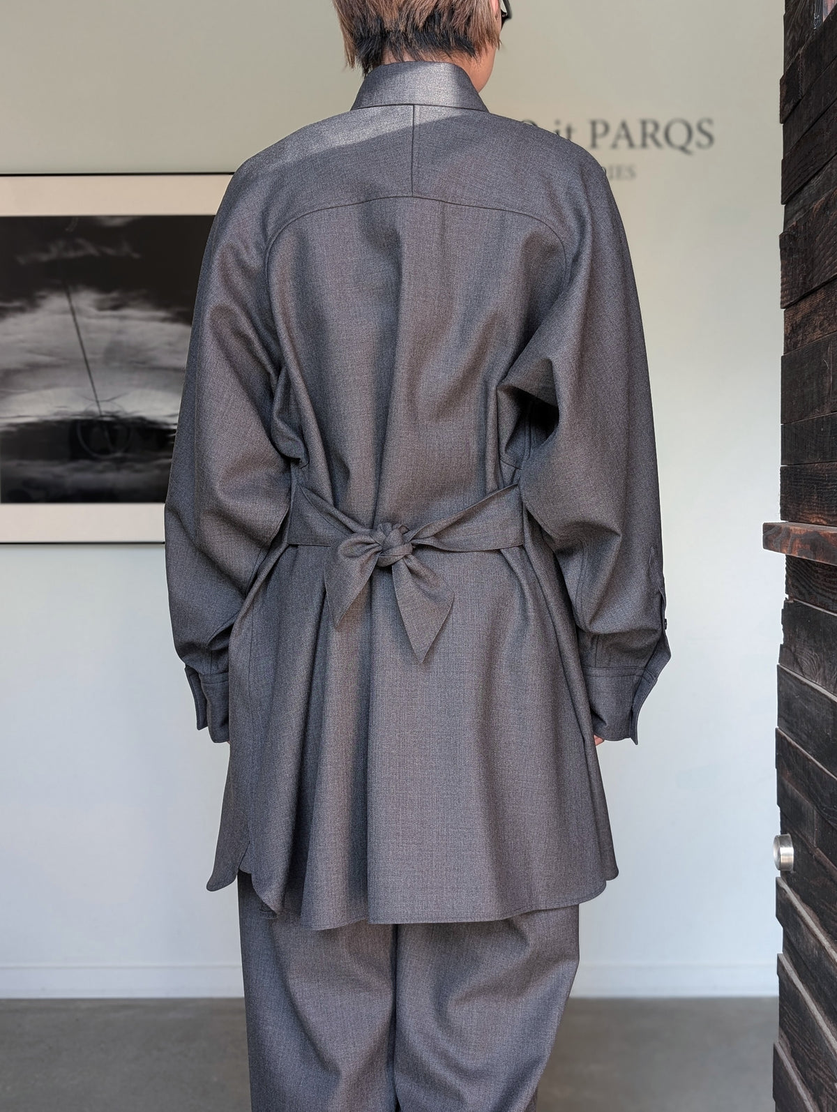 AEHRR 【087 Draping York Raglan Sleeve Shirt】