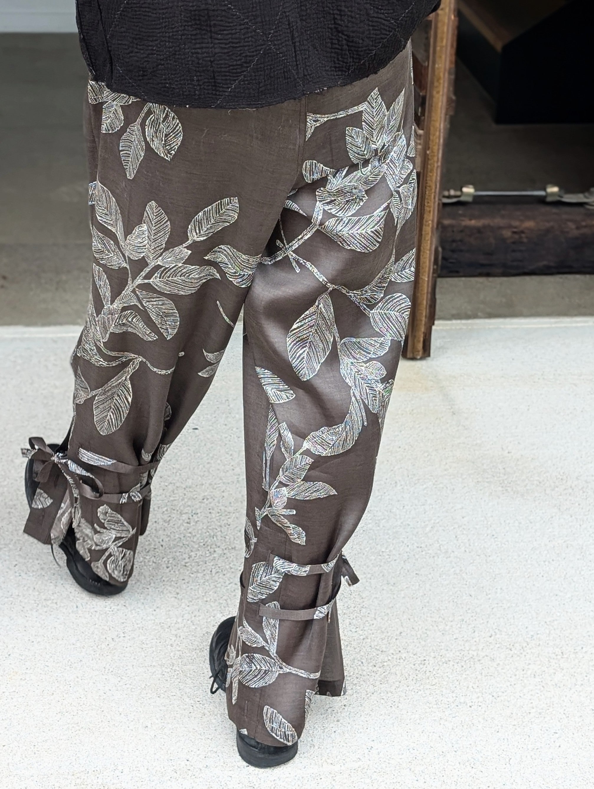 SEEALL SAU53 PT189(FS-001) LACE-UP EASY PANTS