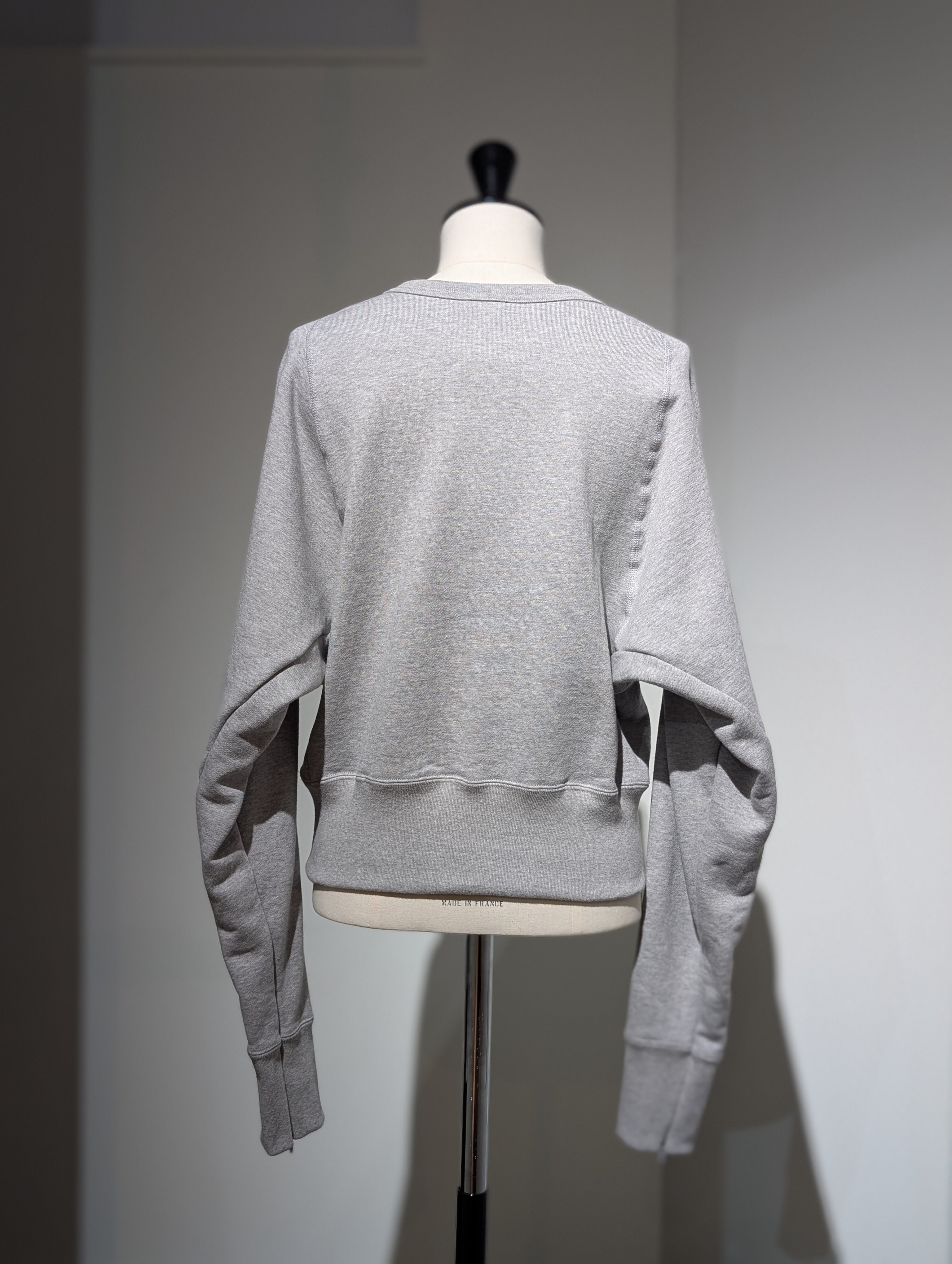 SEEALL SAW63 SW901（MM-007) SLIT SLEEVE SWEAT