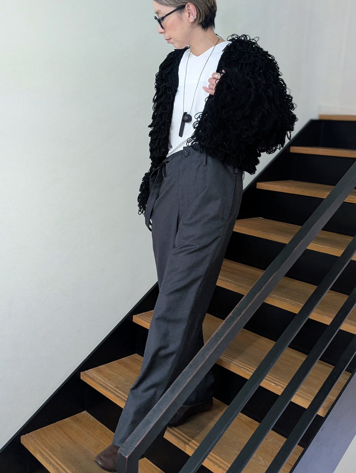 SEEALL SAW61 KN803 LOOPS CARDIGAN
