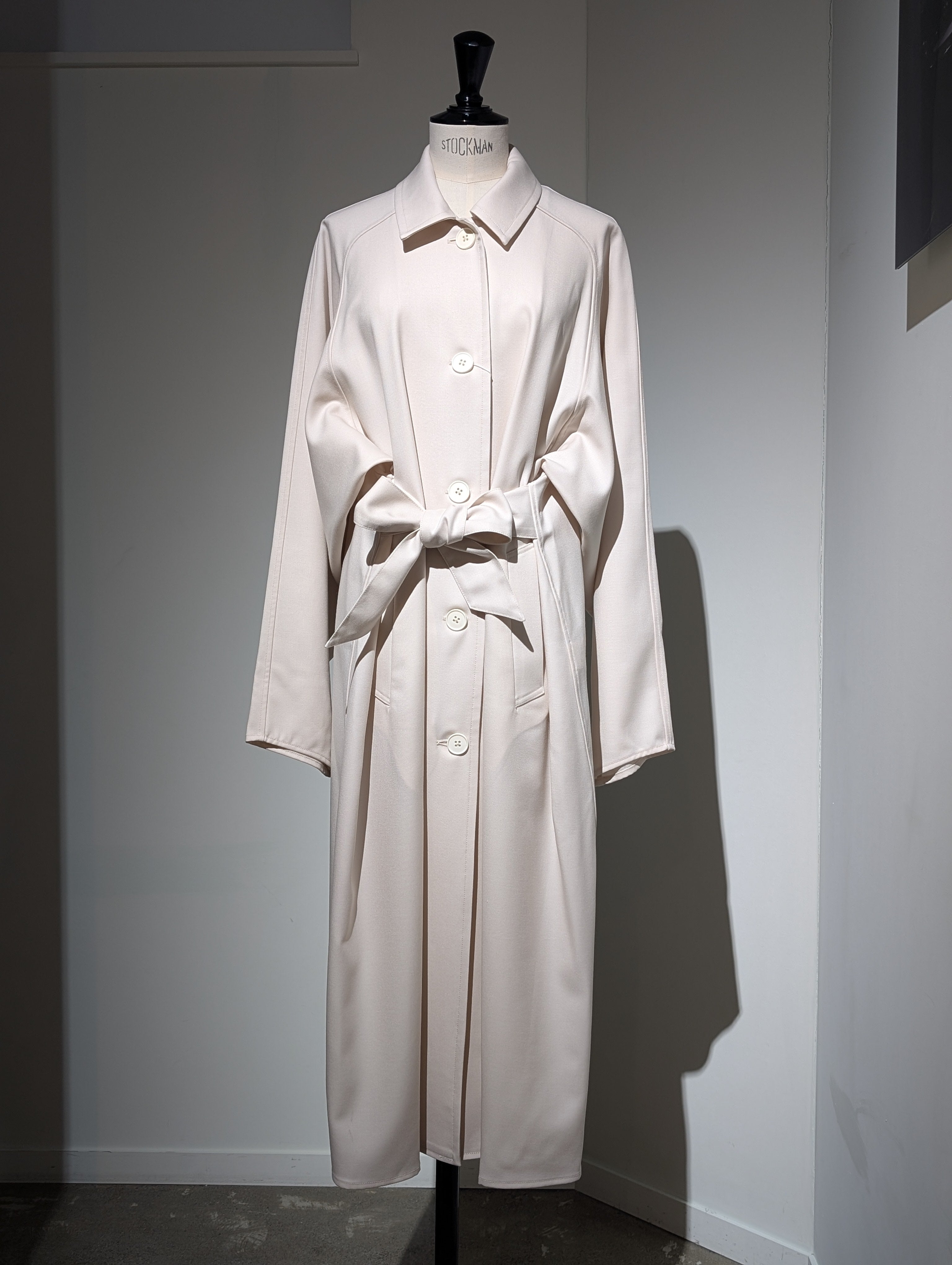 AEHRR 【Draping Yoke Raglan Sleeve Over Coat】