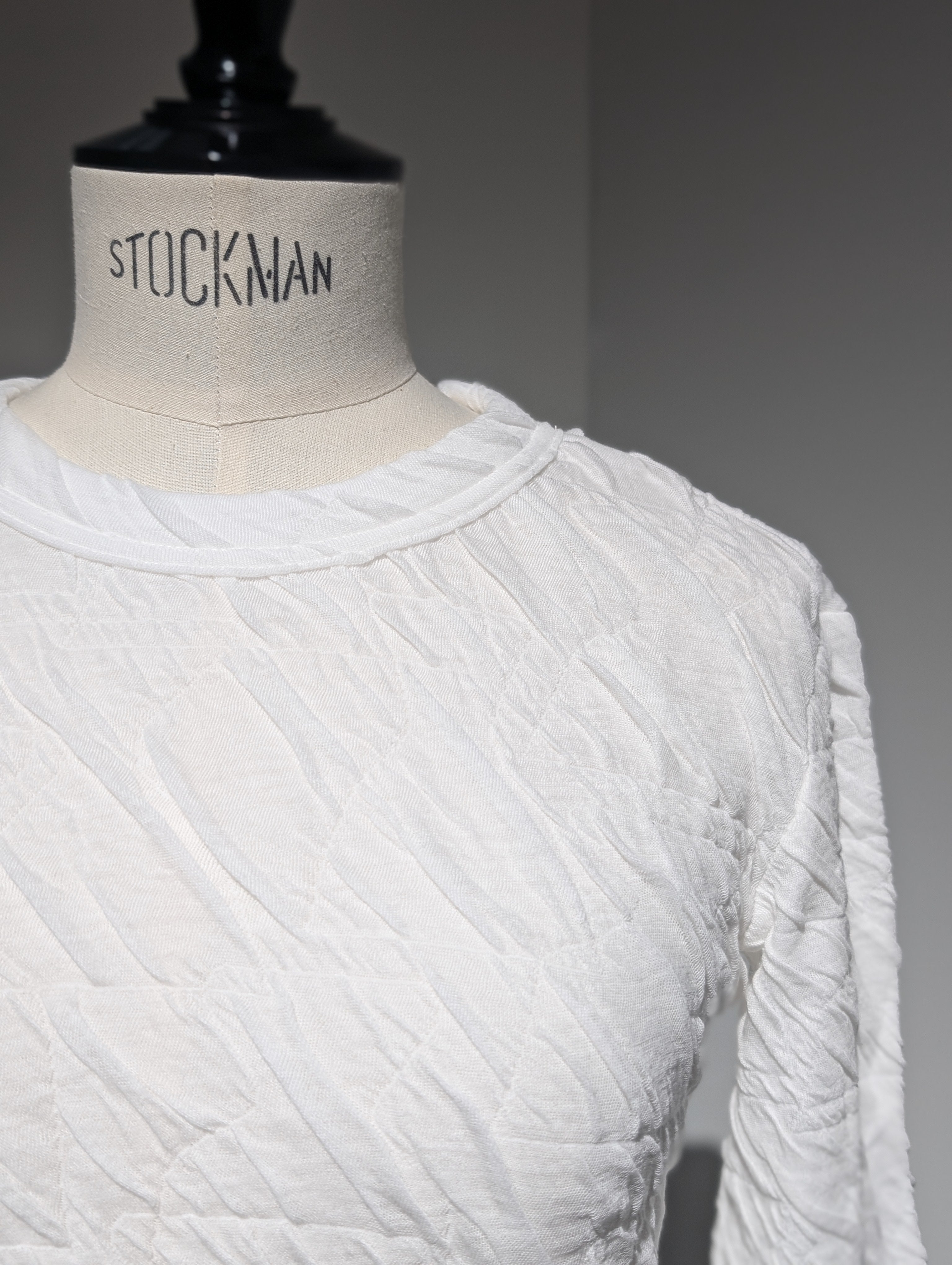 SEEALL  SAW51 TS906 (MM-005) JACQUARD U-NECK TEEレディ