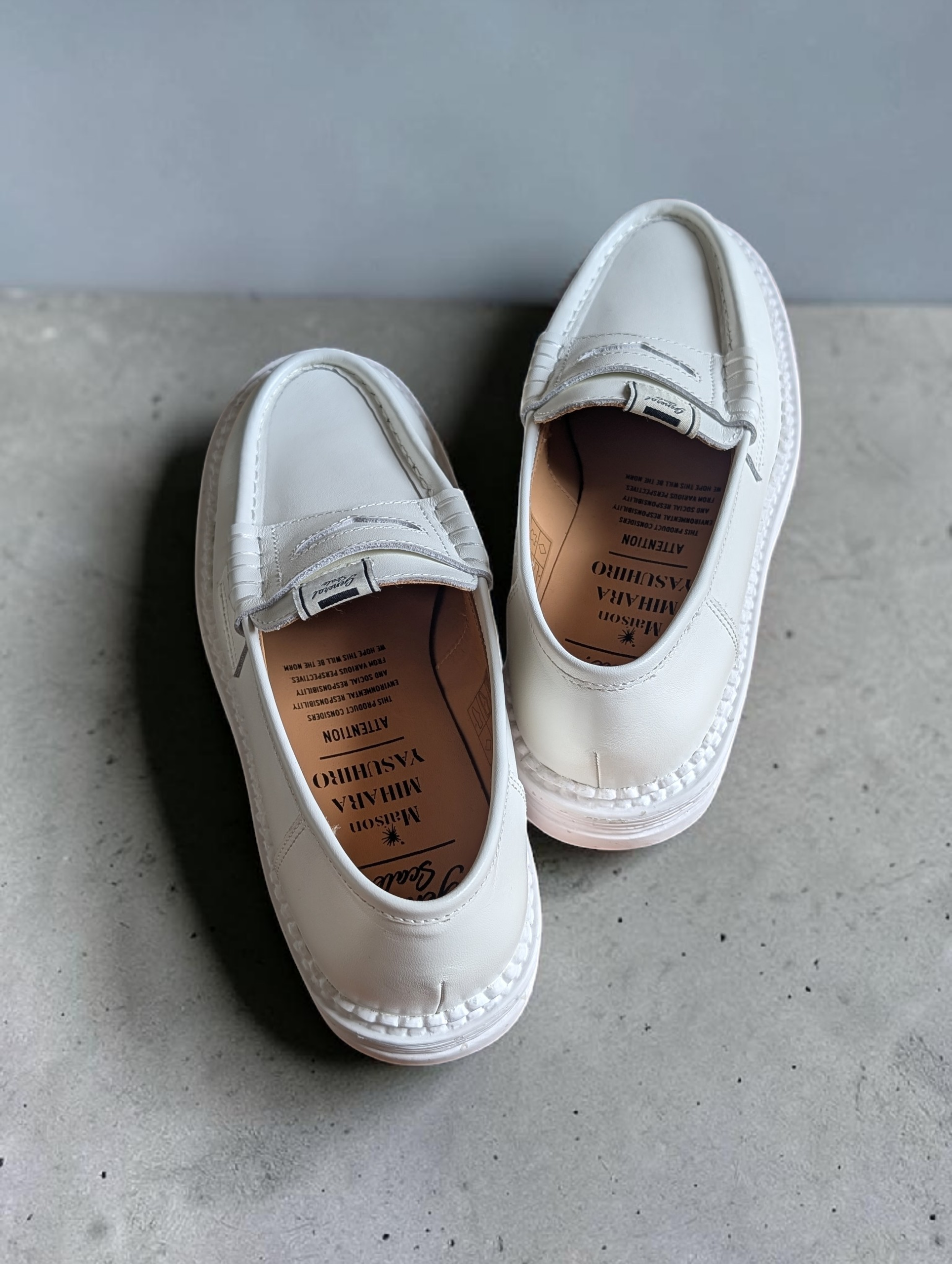 General Scale. Maison MIHARA YASUHIRO / "ANDY" Leather Loafers