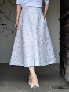 MADISONBLUE   PANEL FLARE SK TWEED