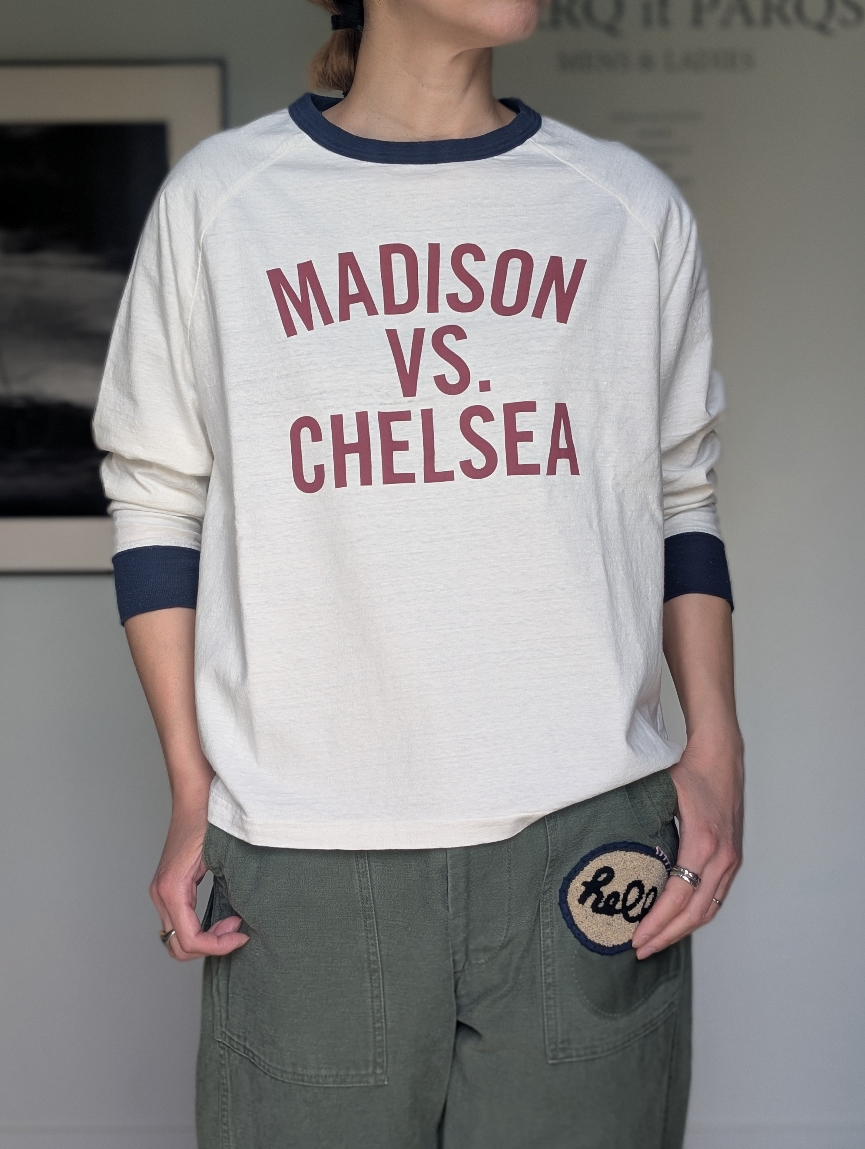 MADISONBLUE  RINGER L/S TEE