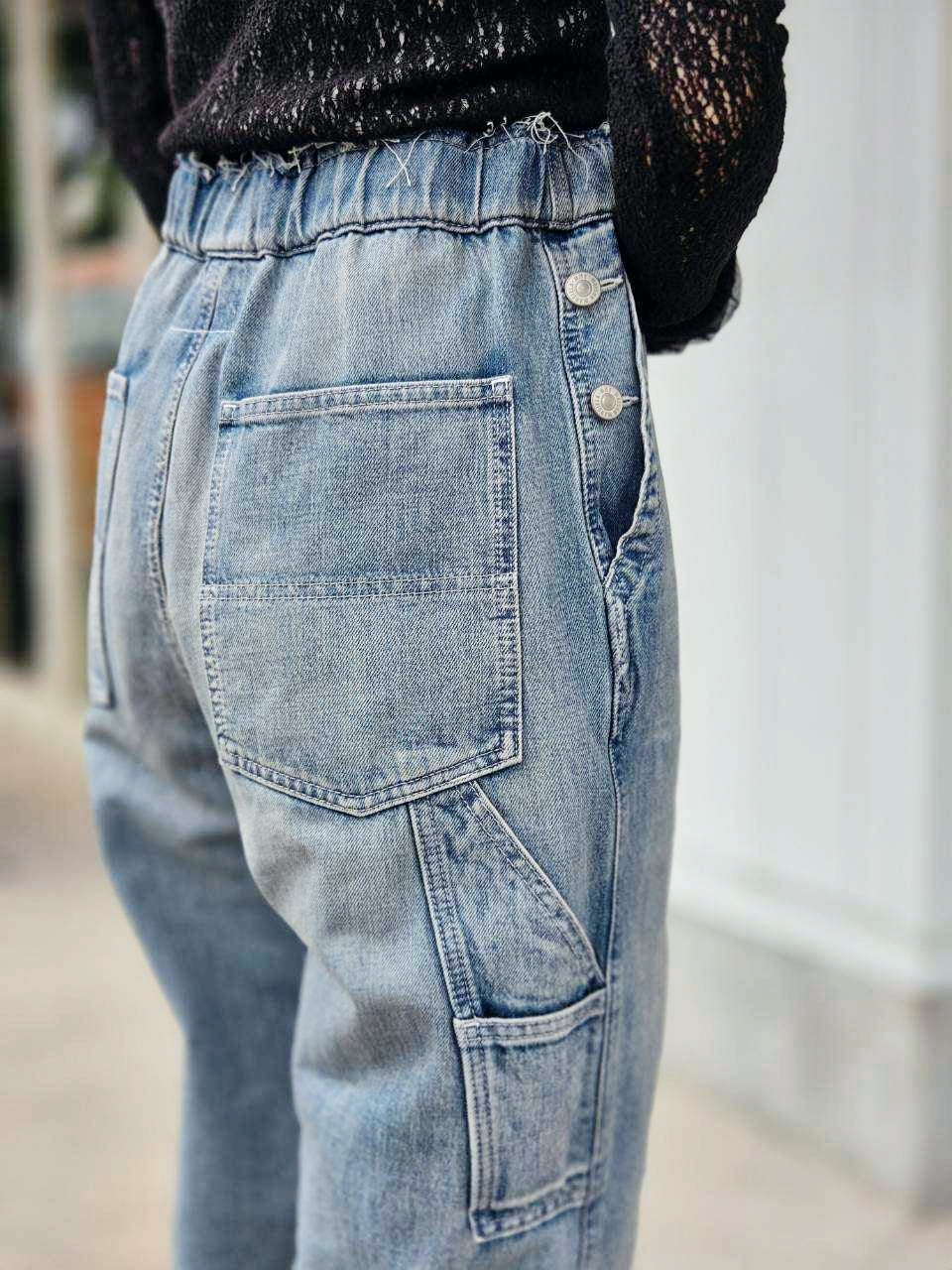 MM⑥ S52KA0578　ワイドレッグデニムパンツ