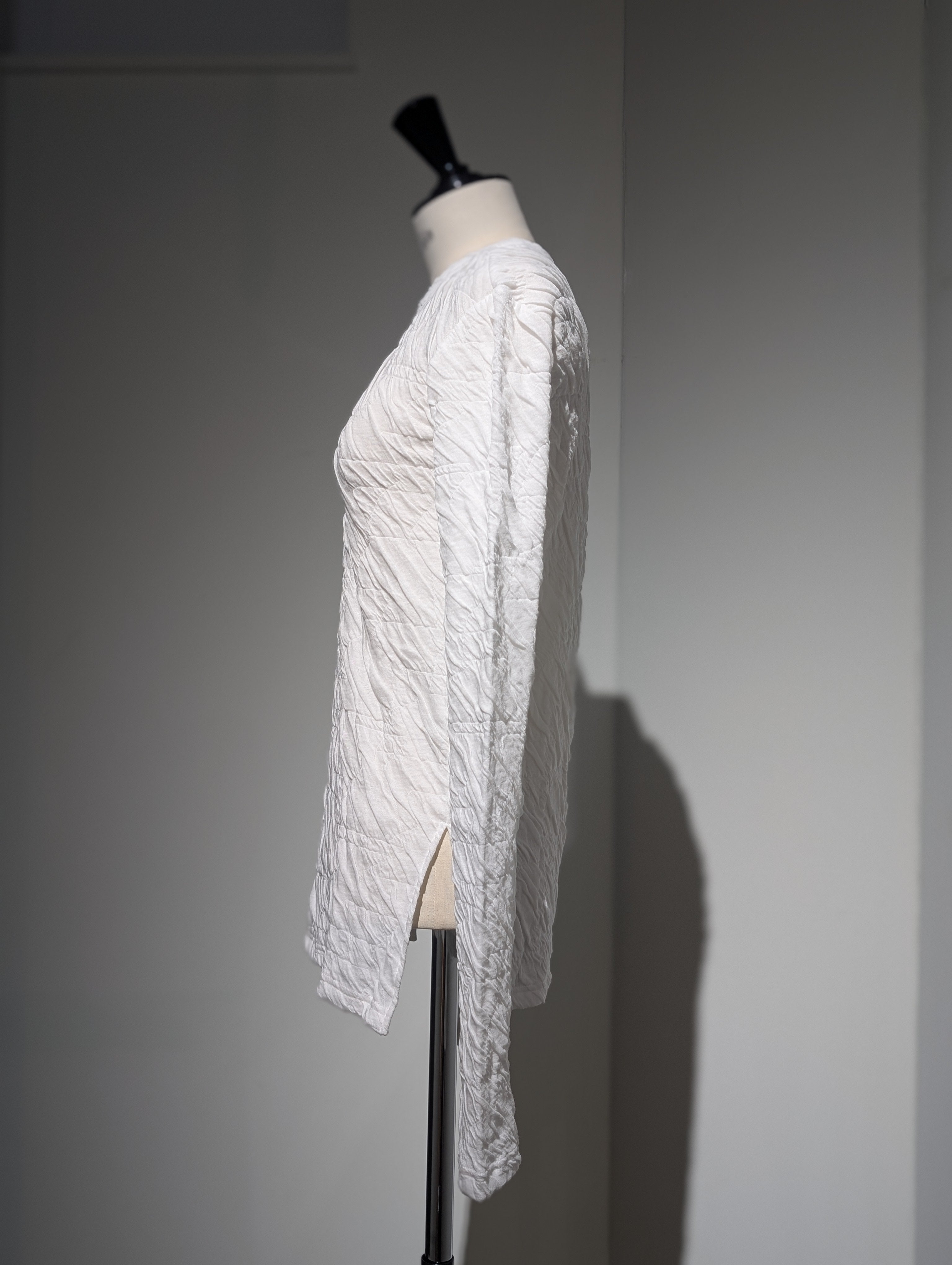 SEEALL  SAW51 TS906 (MM-005) JACQUARD U-NECK TEEレディ